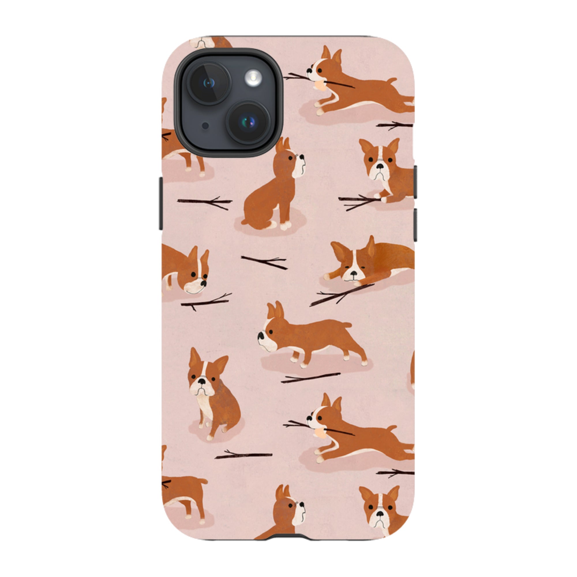 iPhone Tough Case - Boston Terrier By Katherine Quinn