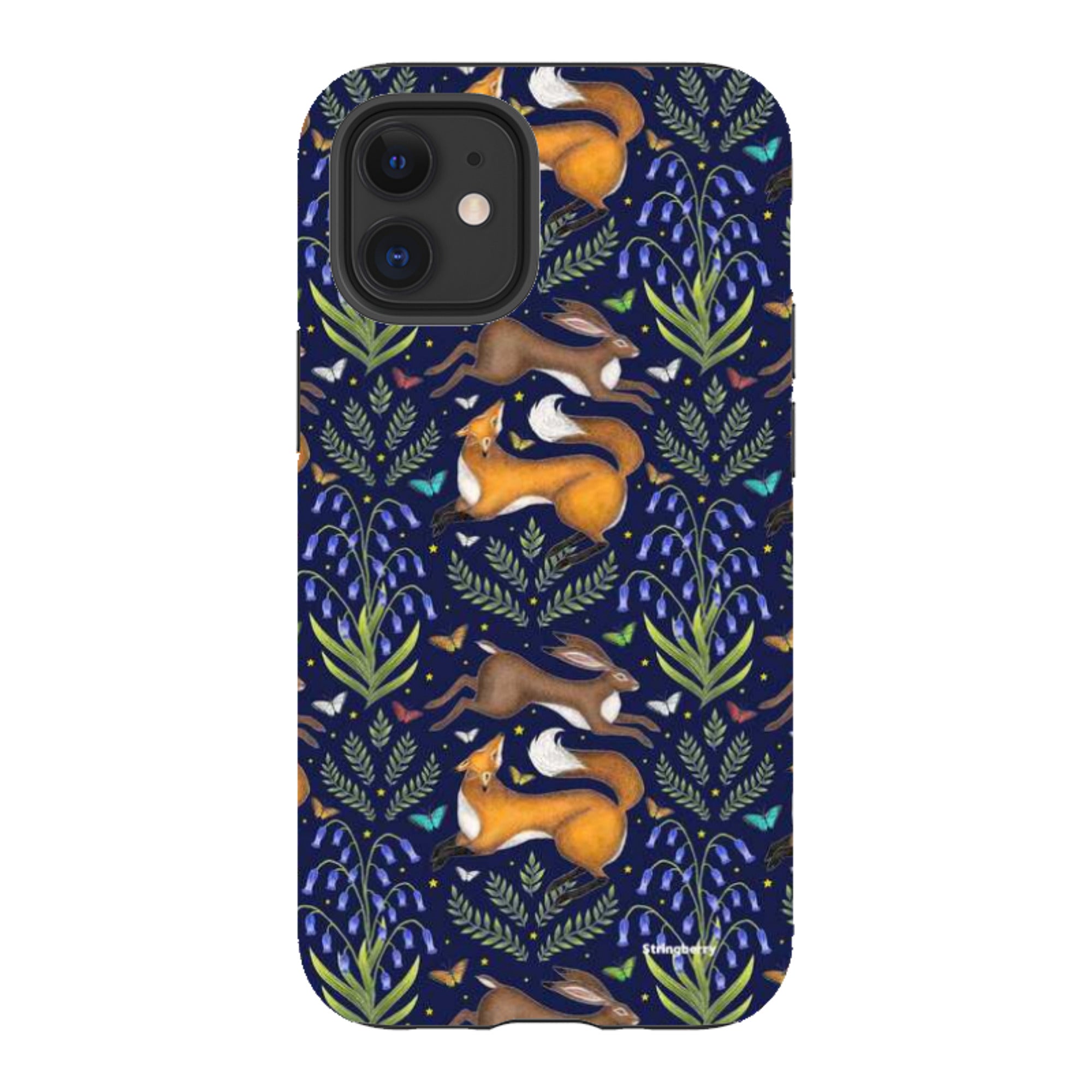 iPhone Tough Case - Fox And Hare By Catherine Rowe