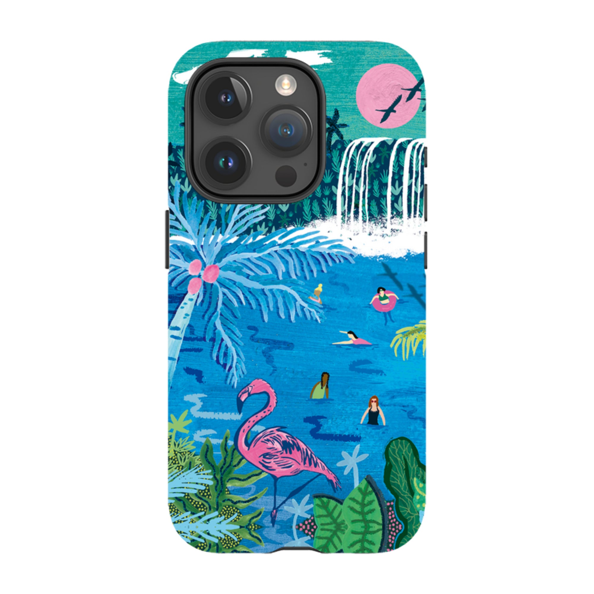 iPhone Tough Case - Palm Pool By Emma Frances Grant