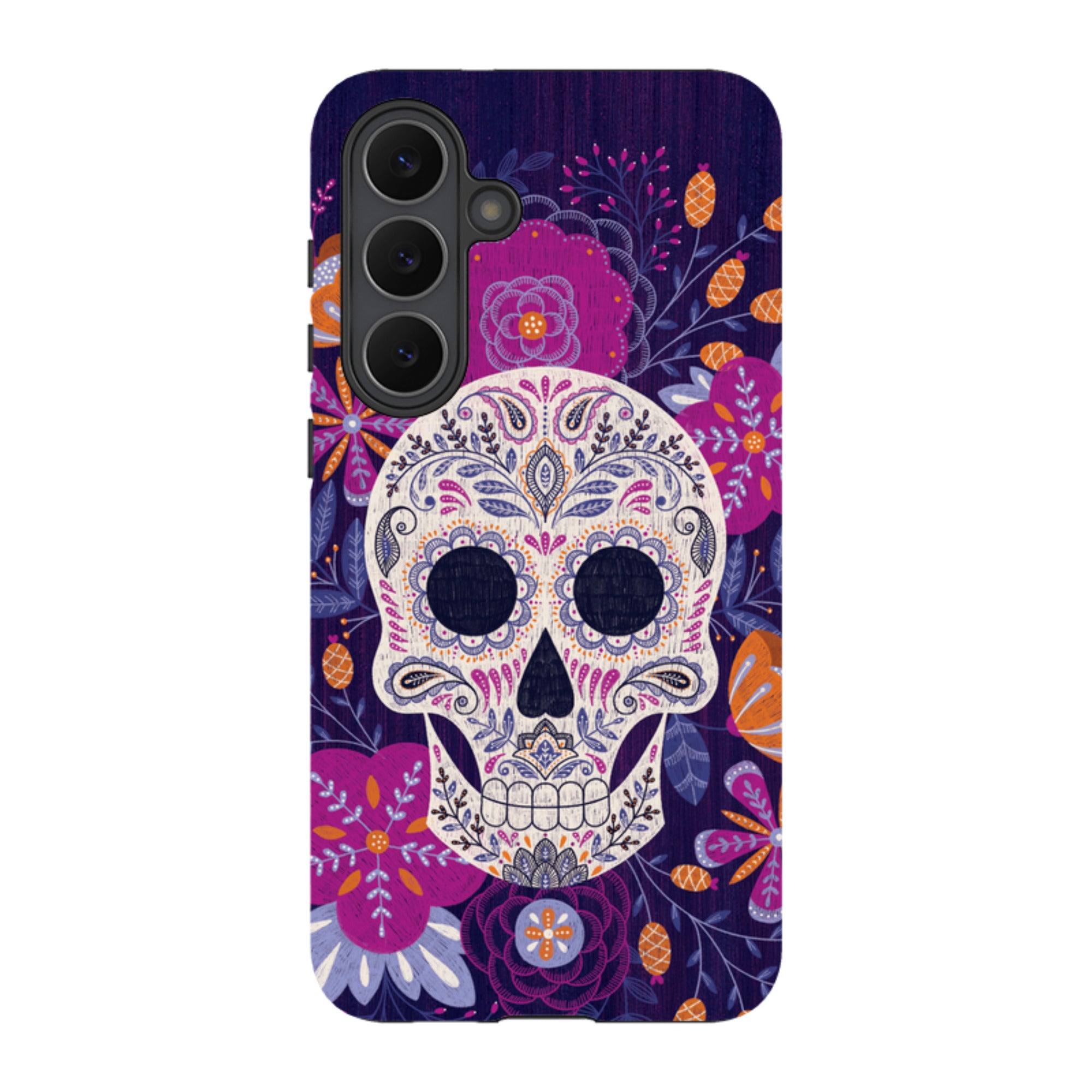 Samsung Tough Case - Sugar Skull By Jenny Zemanek