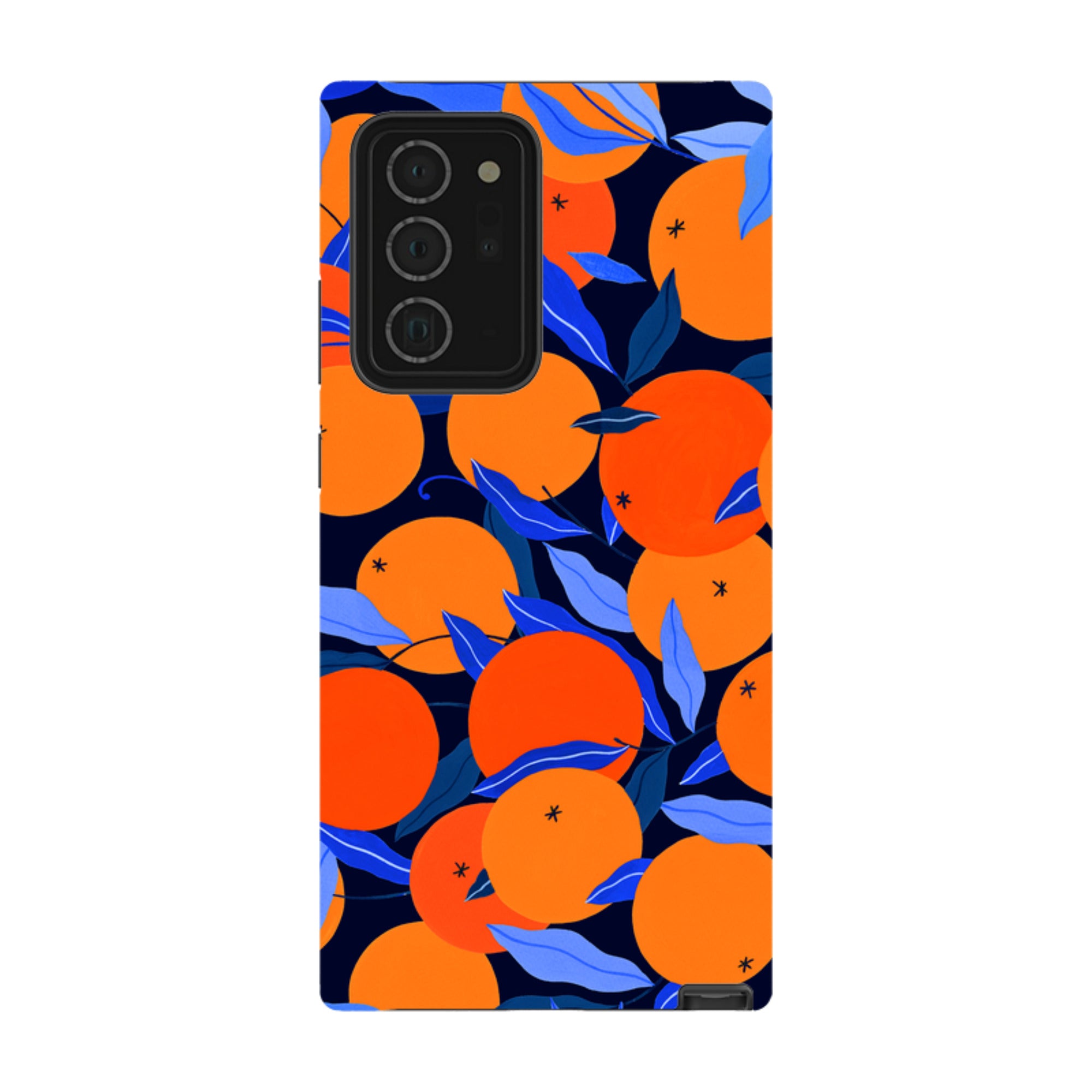 Samsung Tough Case - Arancello Navy Pattern By Madalina Andronic