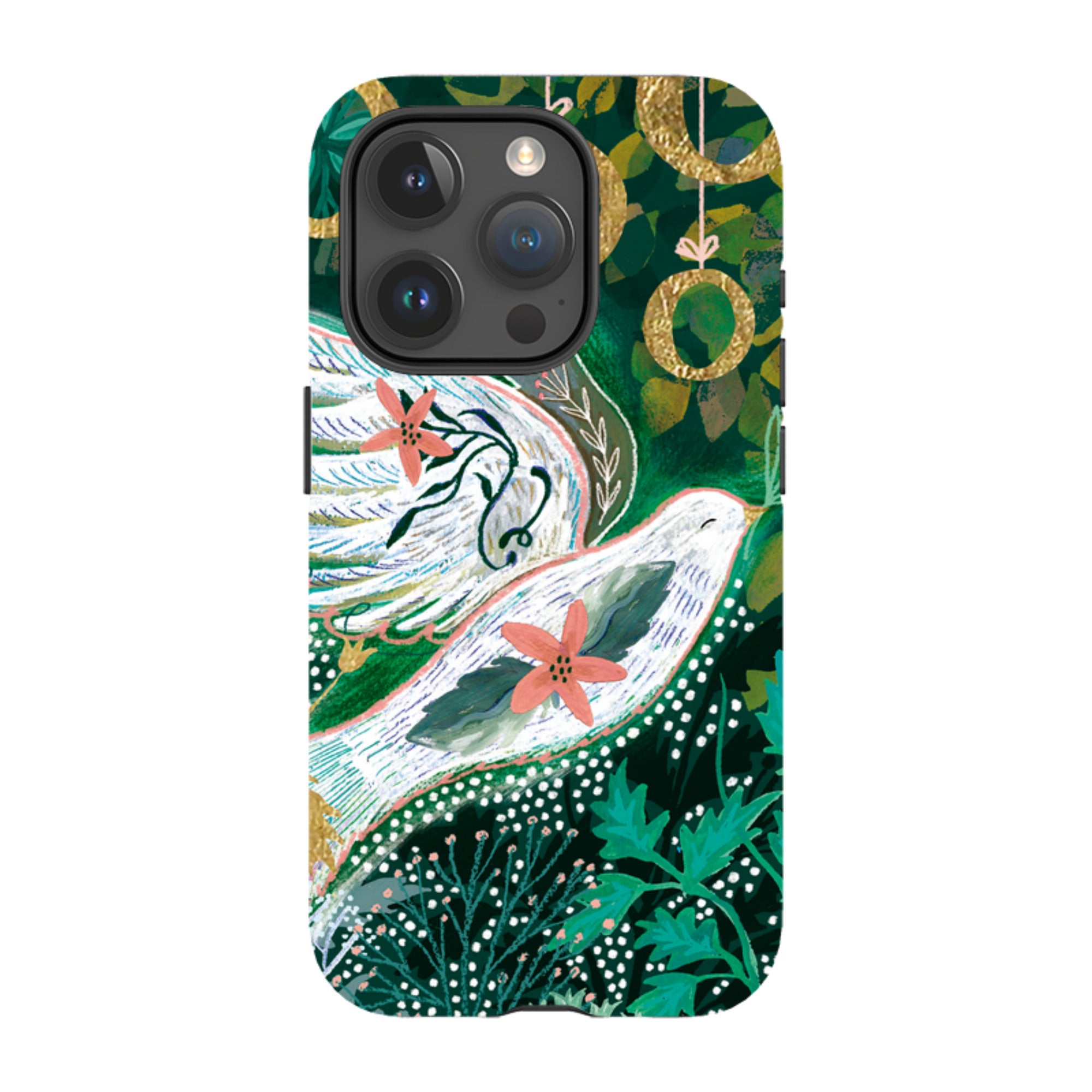 iPhone Tough Case - Gold Rings By Emma Frances Grant