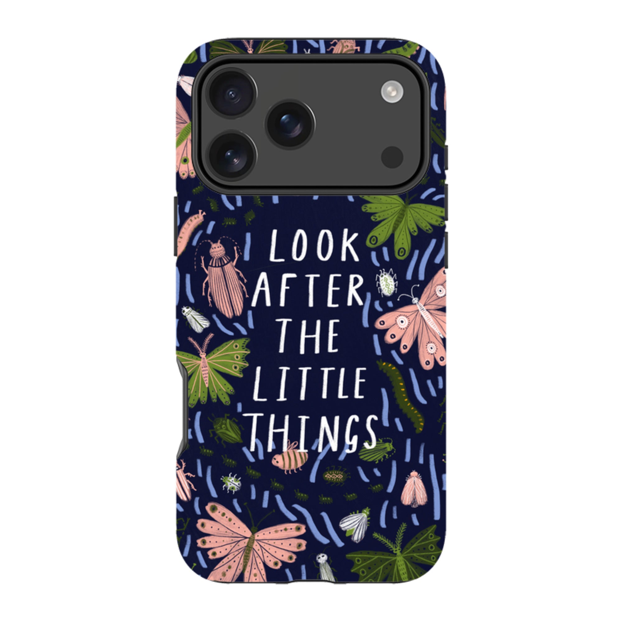 iPhone Tough Case - Little Things Blue By Lee Foster Wilson