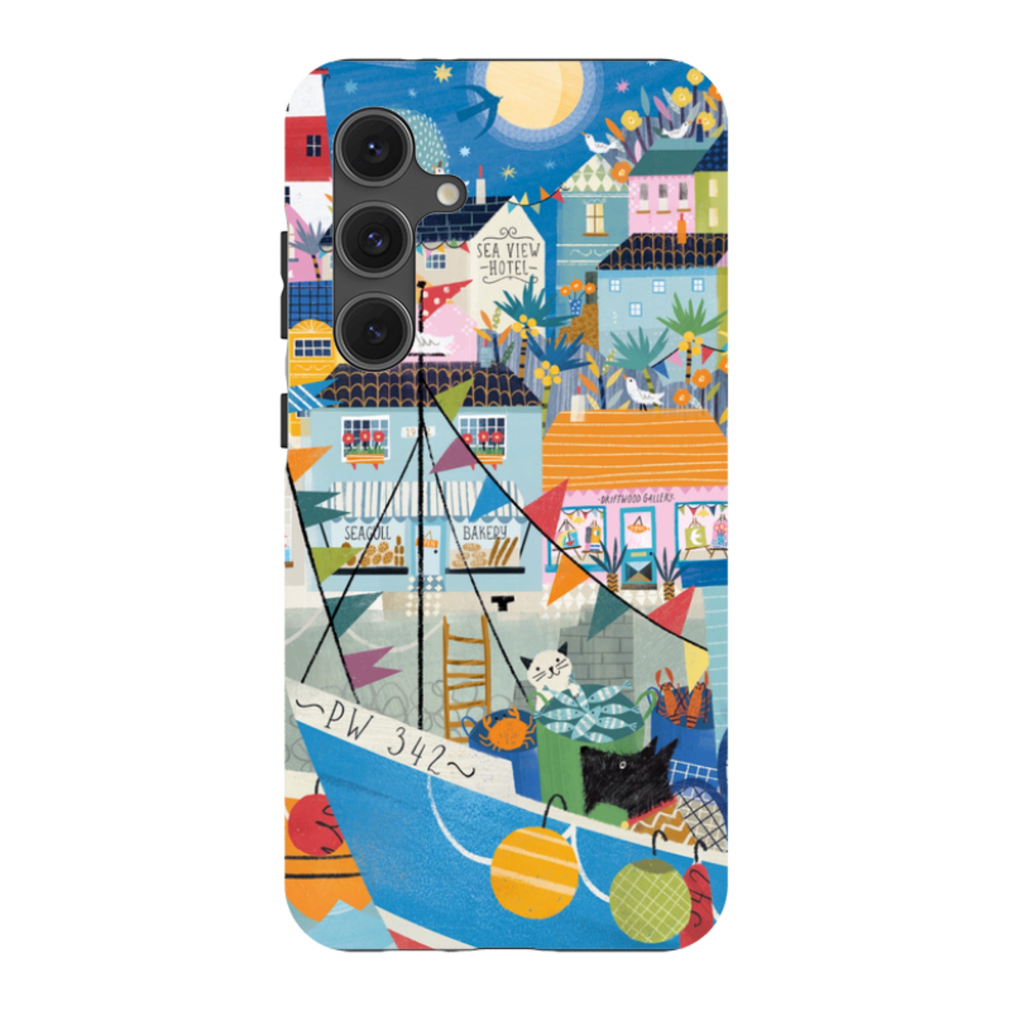 Samsung Tough  Case - Night Harbour 2 By Ali Brookes