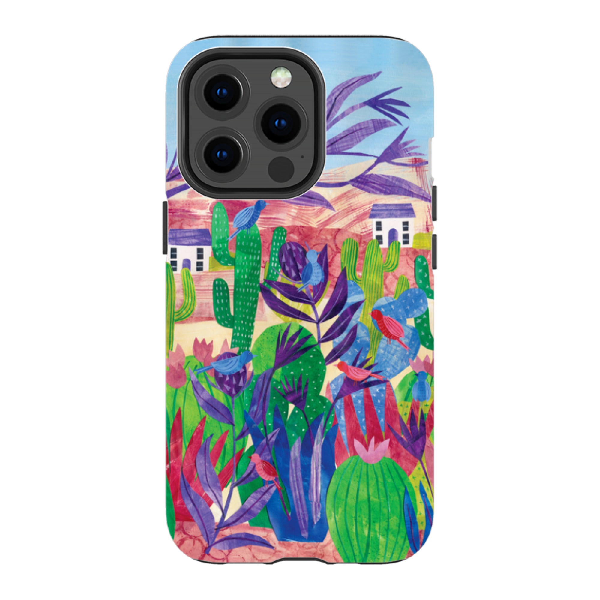 iPhone MagSafe Tough Case - Desert Cactus By Tracey English
