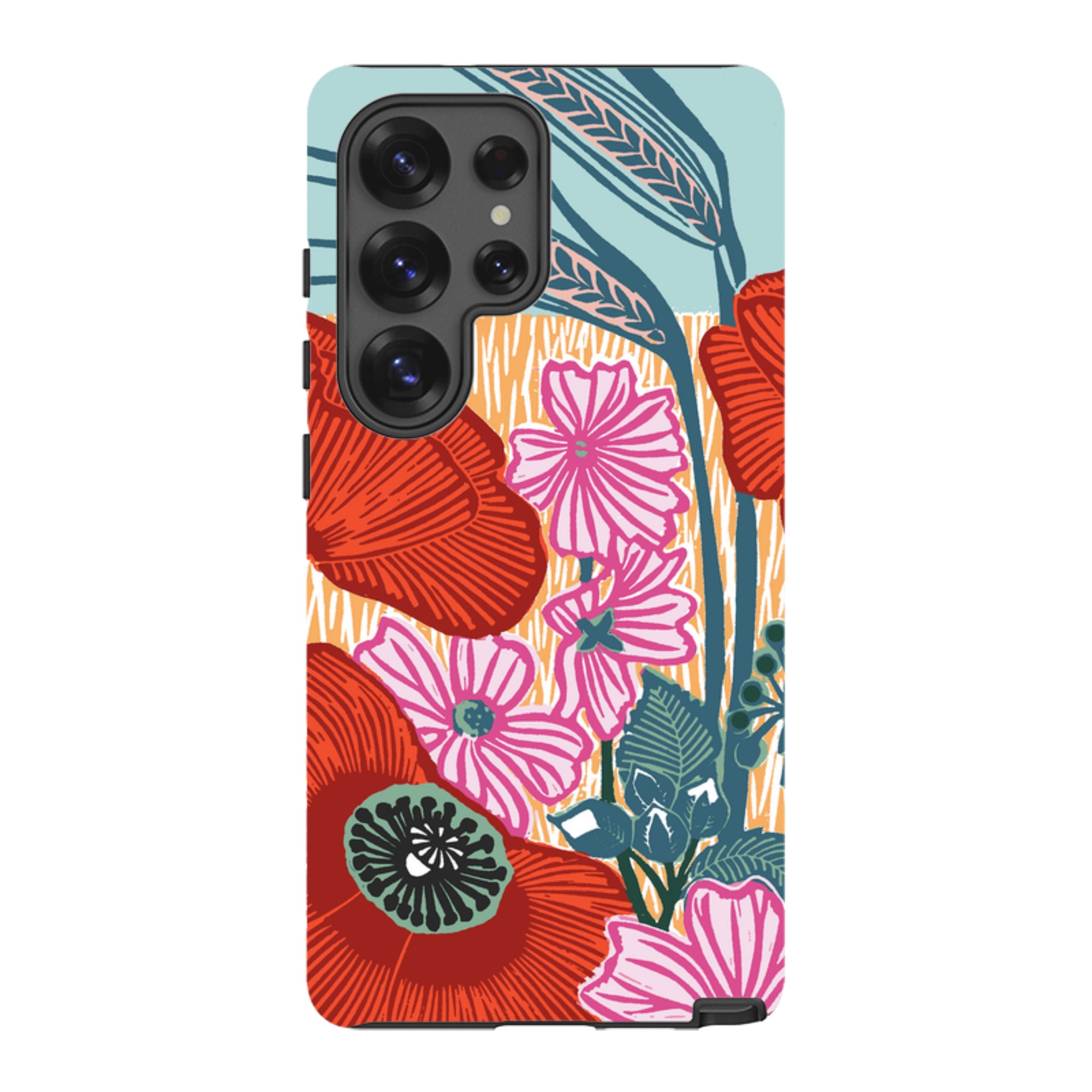 Samsung Tough Case - Wild Poppies By Kate Heiss