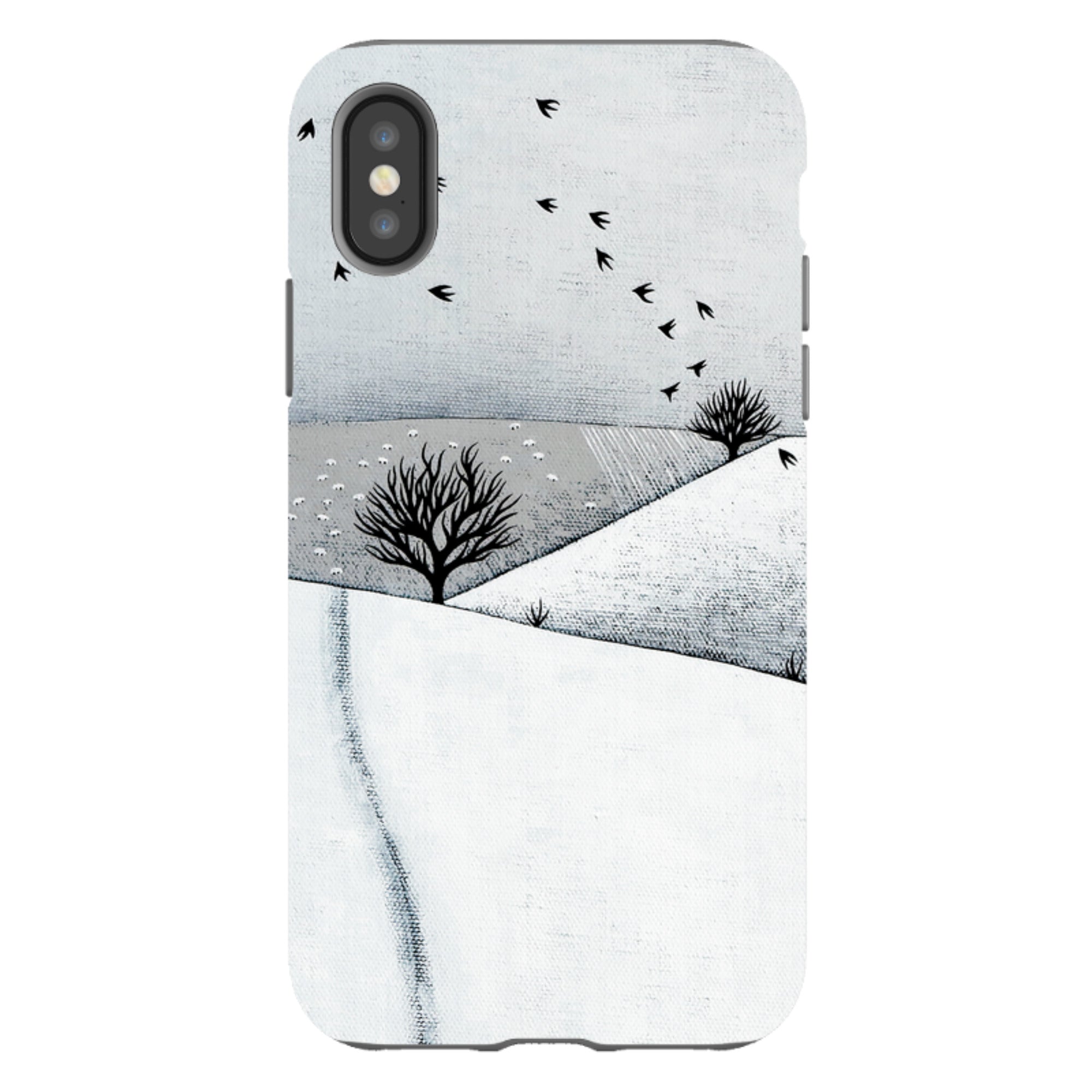iPhone Tough Case - Snowy Landscape By Natasha Newton