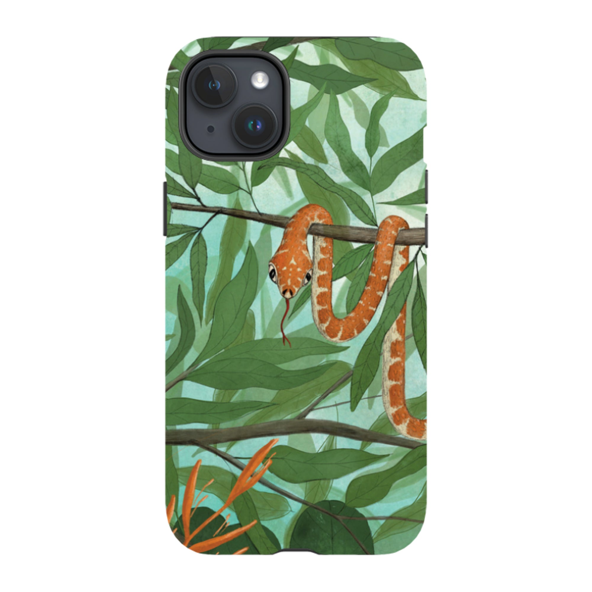 iPhone Tough Case - Snake By Maja Lindberg