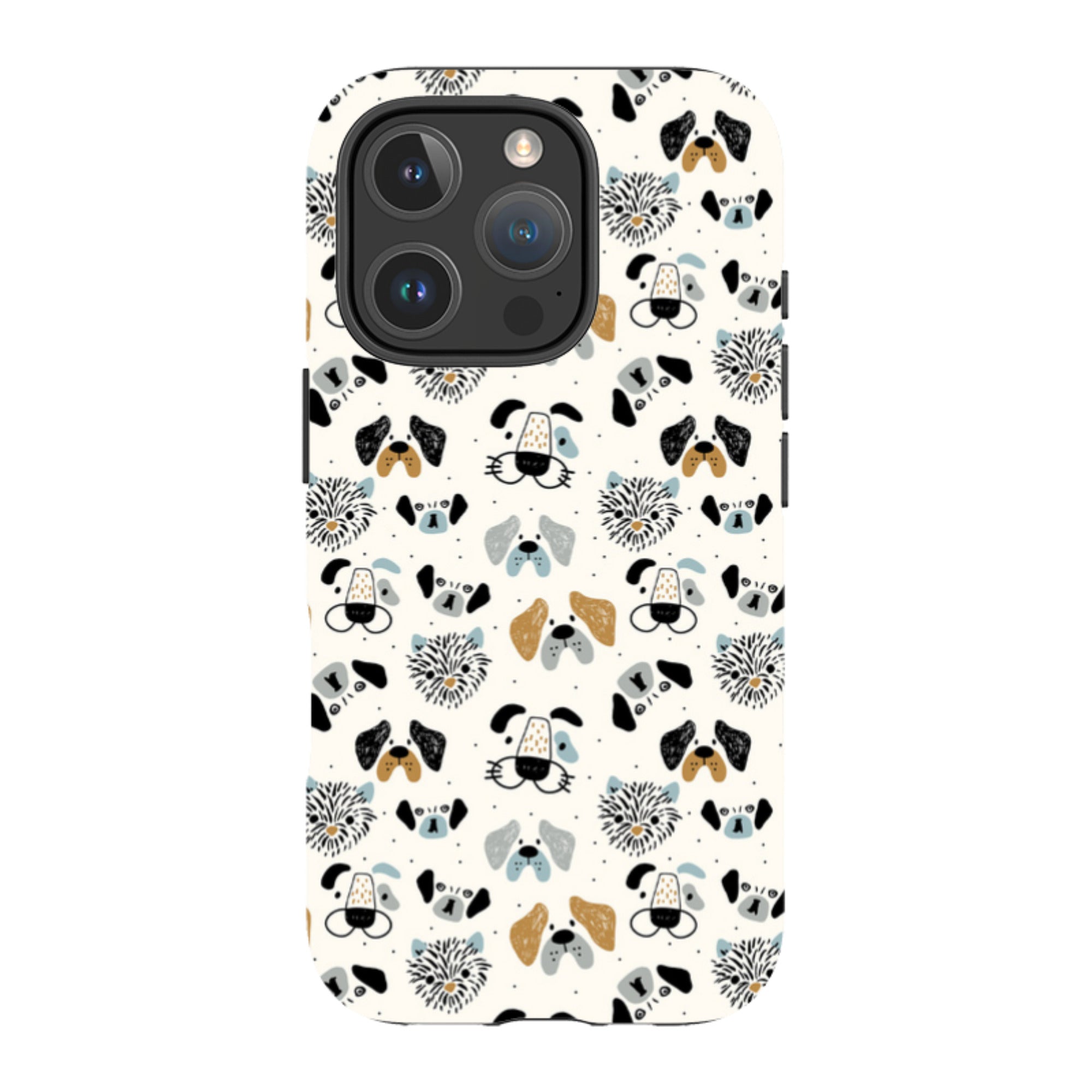 iPhone Tough Case - Dog Pattern Large