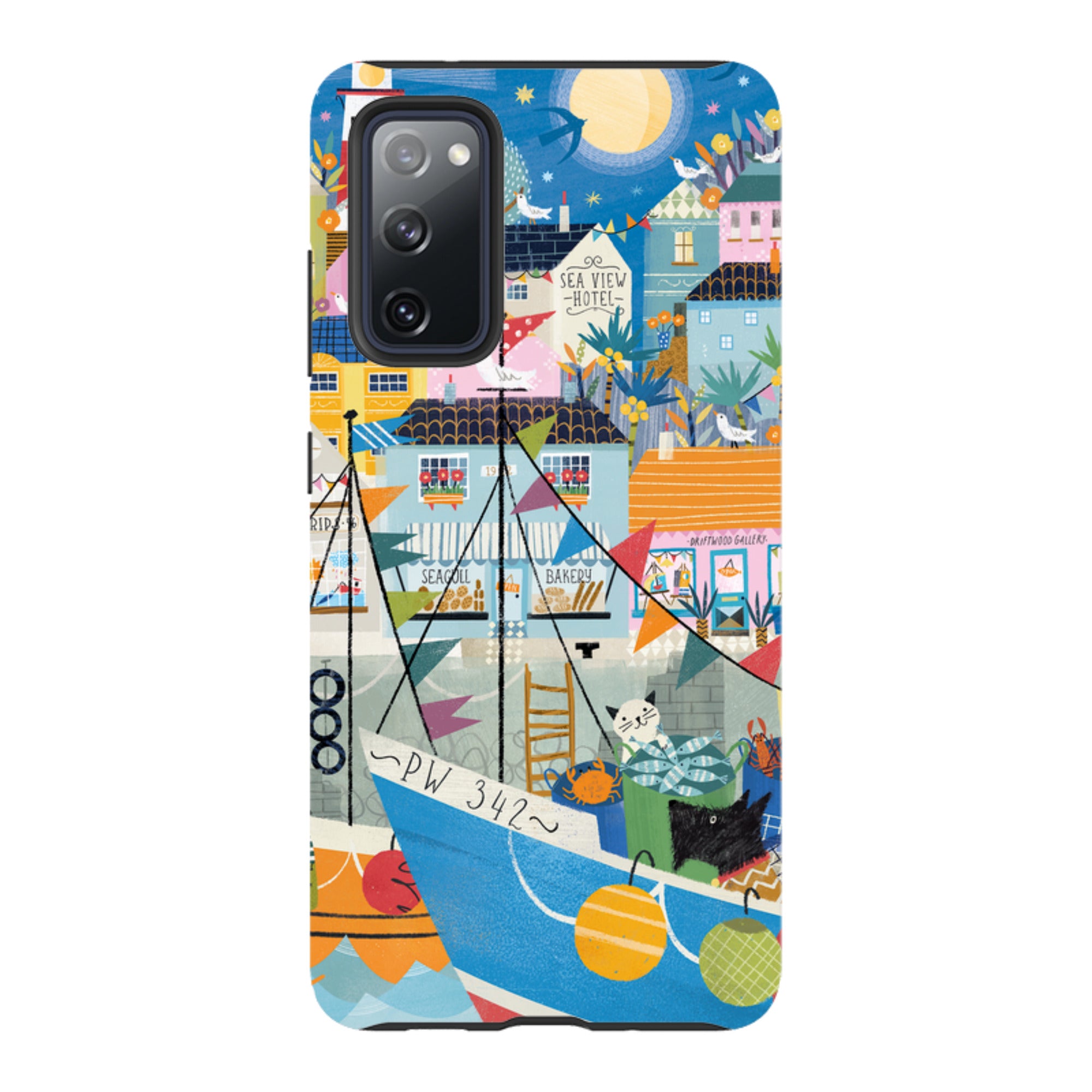 Samsung Tough  Case - Night Harbour 1 By Ali Brookes