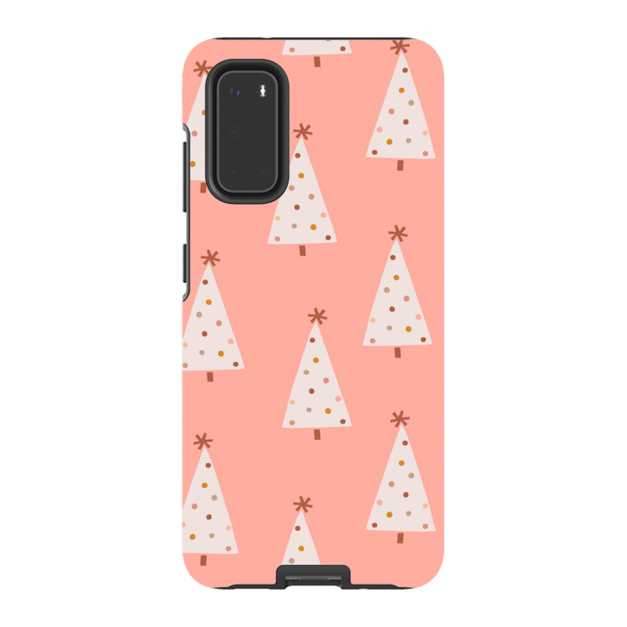 Samsung Tough Case - Pink Xmas Trees