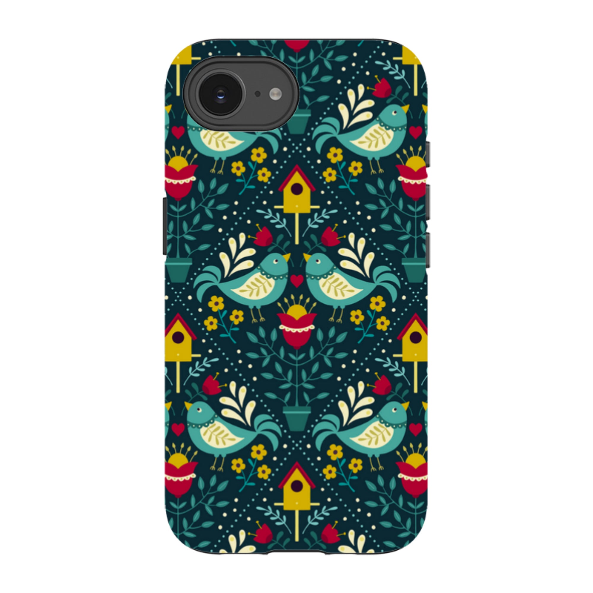 iPhone Tough Case - Bird Pattern VIII By Suzy Taylor
