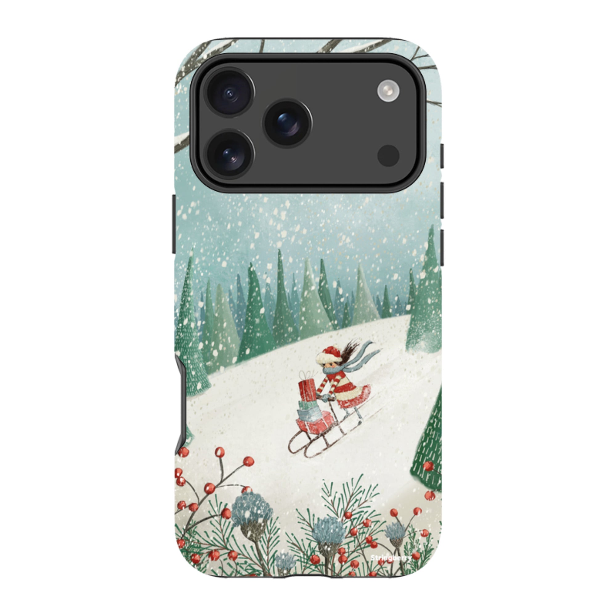 iPhone Tough Case - Sleigh Delivery By Maja Lindberg