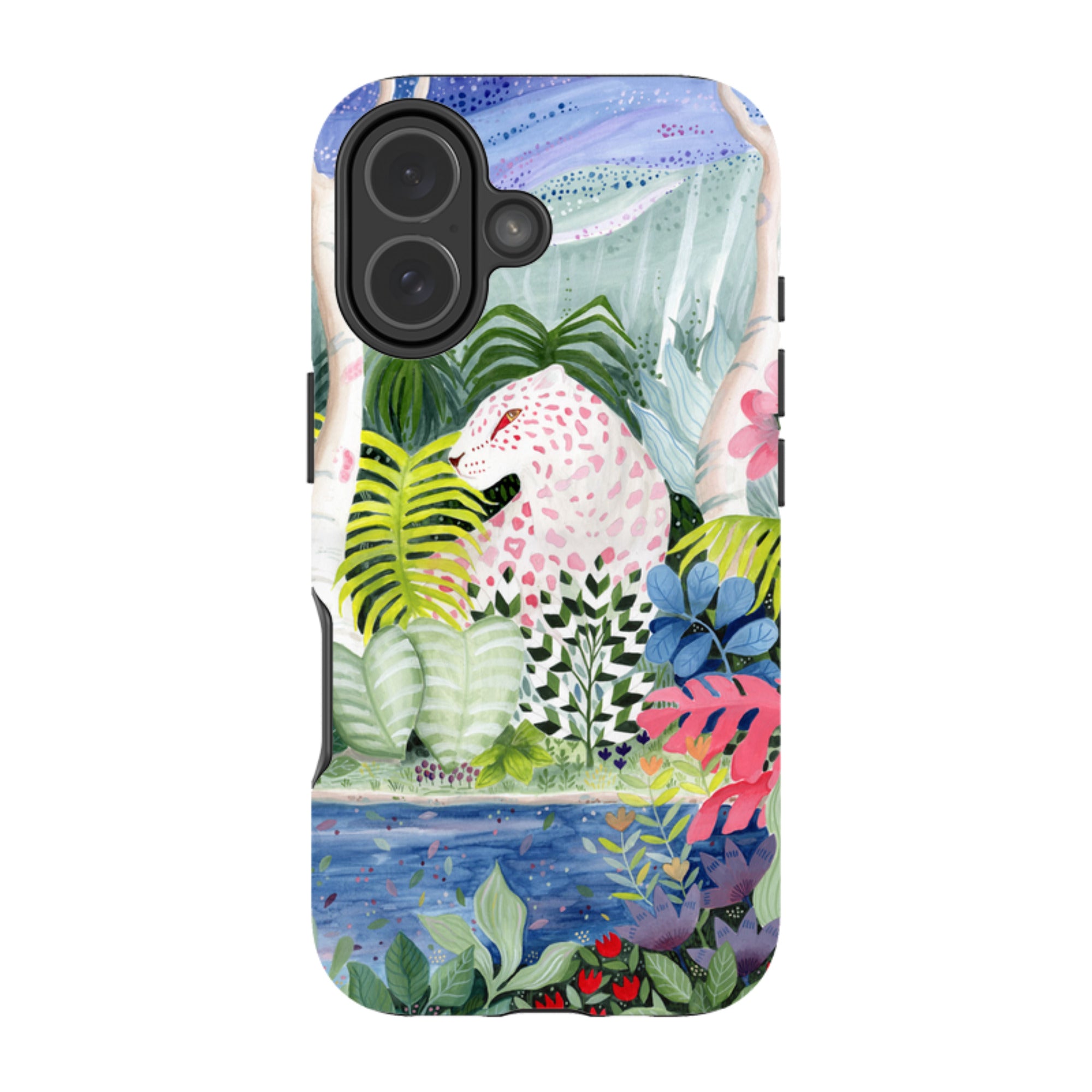 iPhone Tough Case - Cosmic Leopard By Bex Parkin