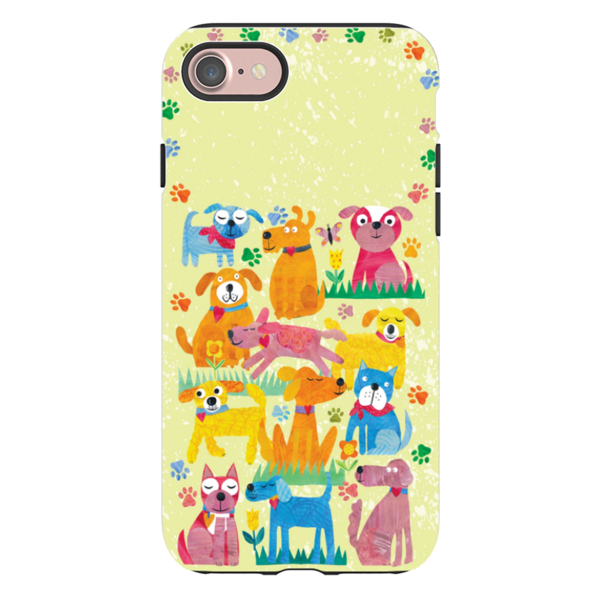 iPhone Tough Case - Dogs in the park By Tracey English