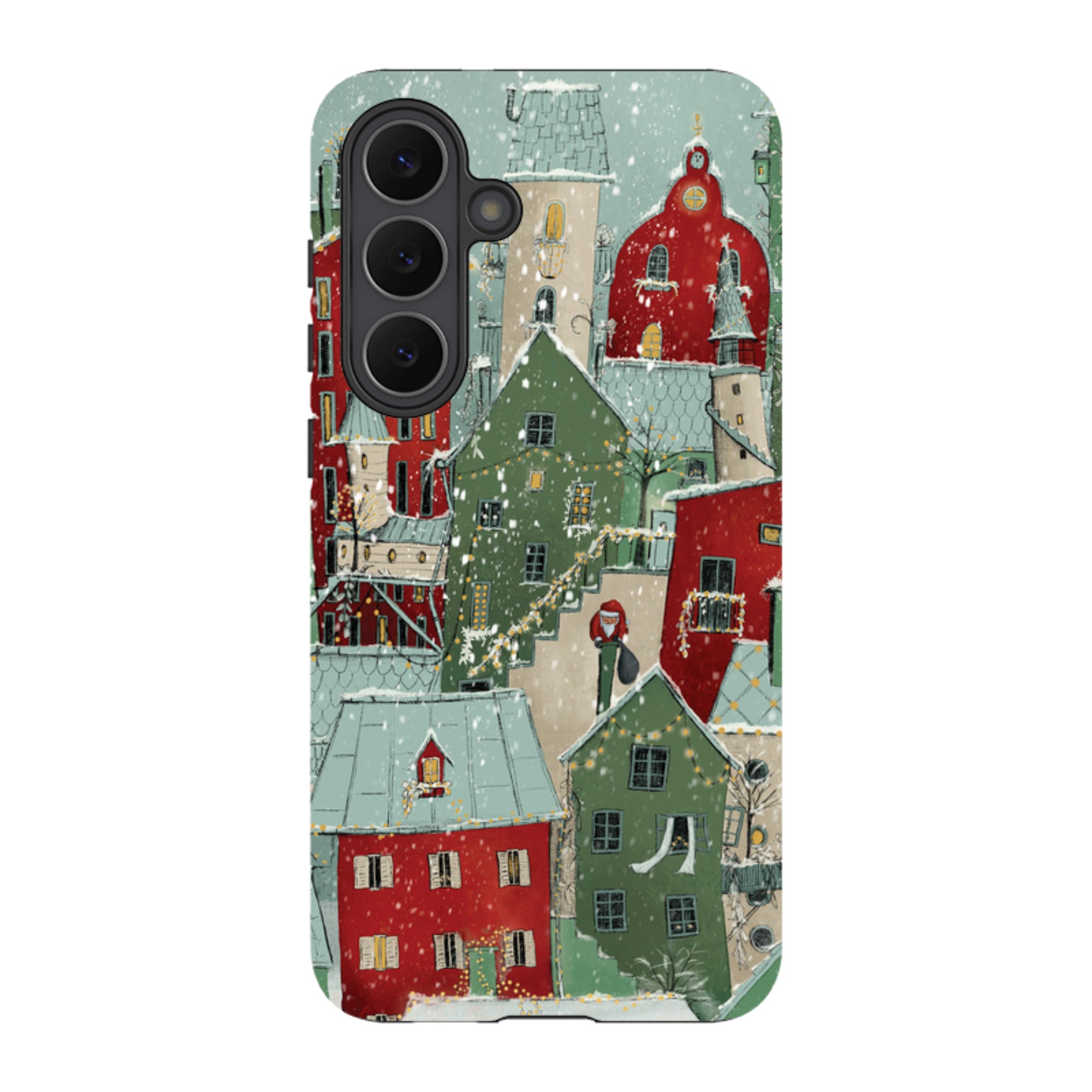 Samsung Tough Case - Citywinkles Red By Maja Lindberg