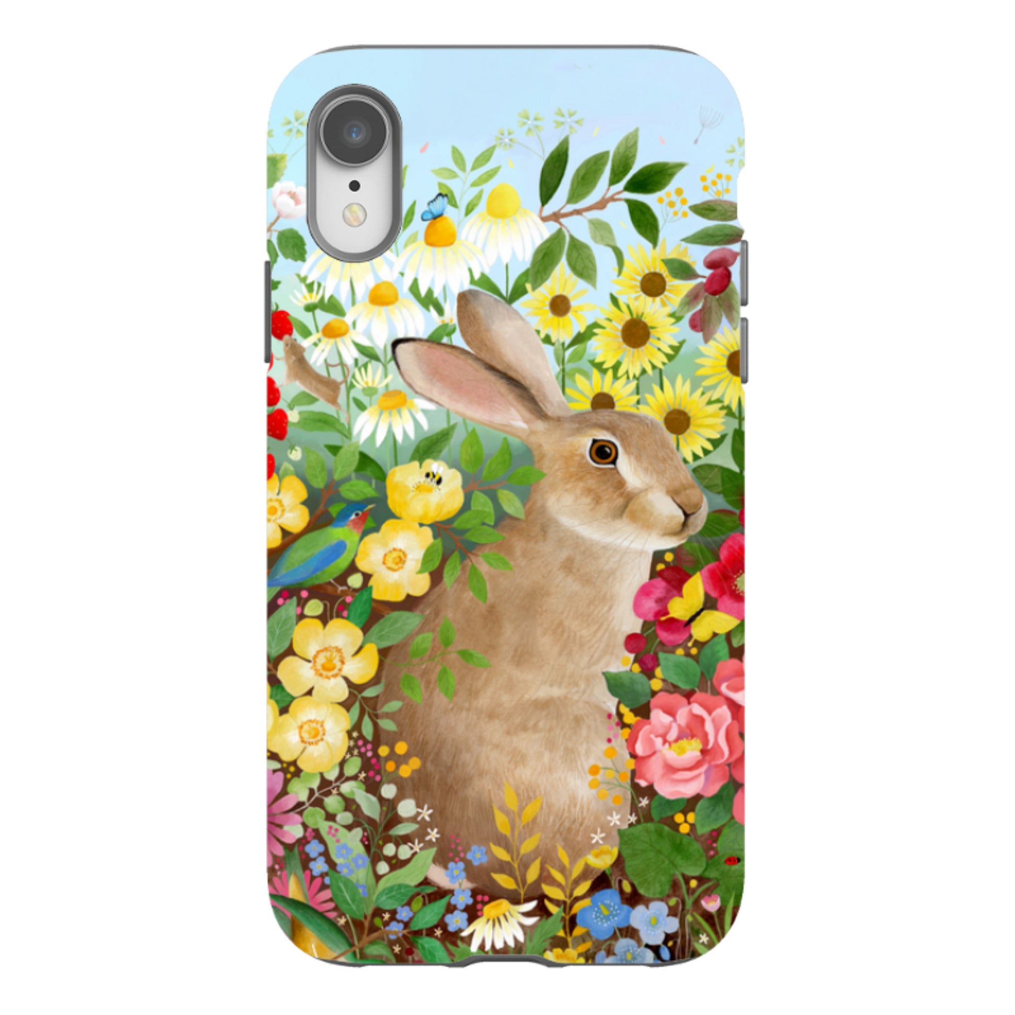 iPhone Tough Case - Rabbit Garden By Bex Parkin