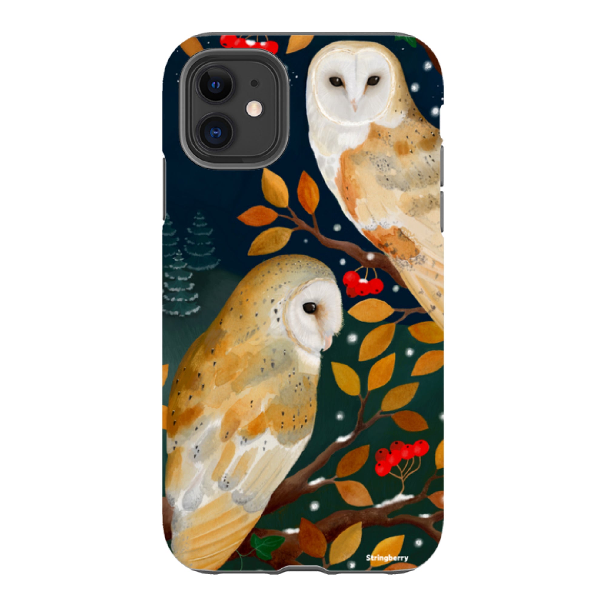 iPhone Tough Case - Autumn Owls By Bex Parkin