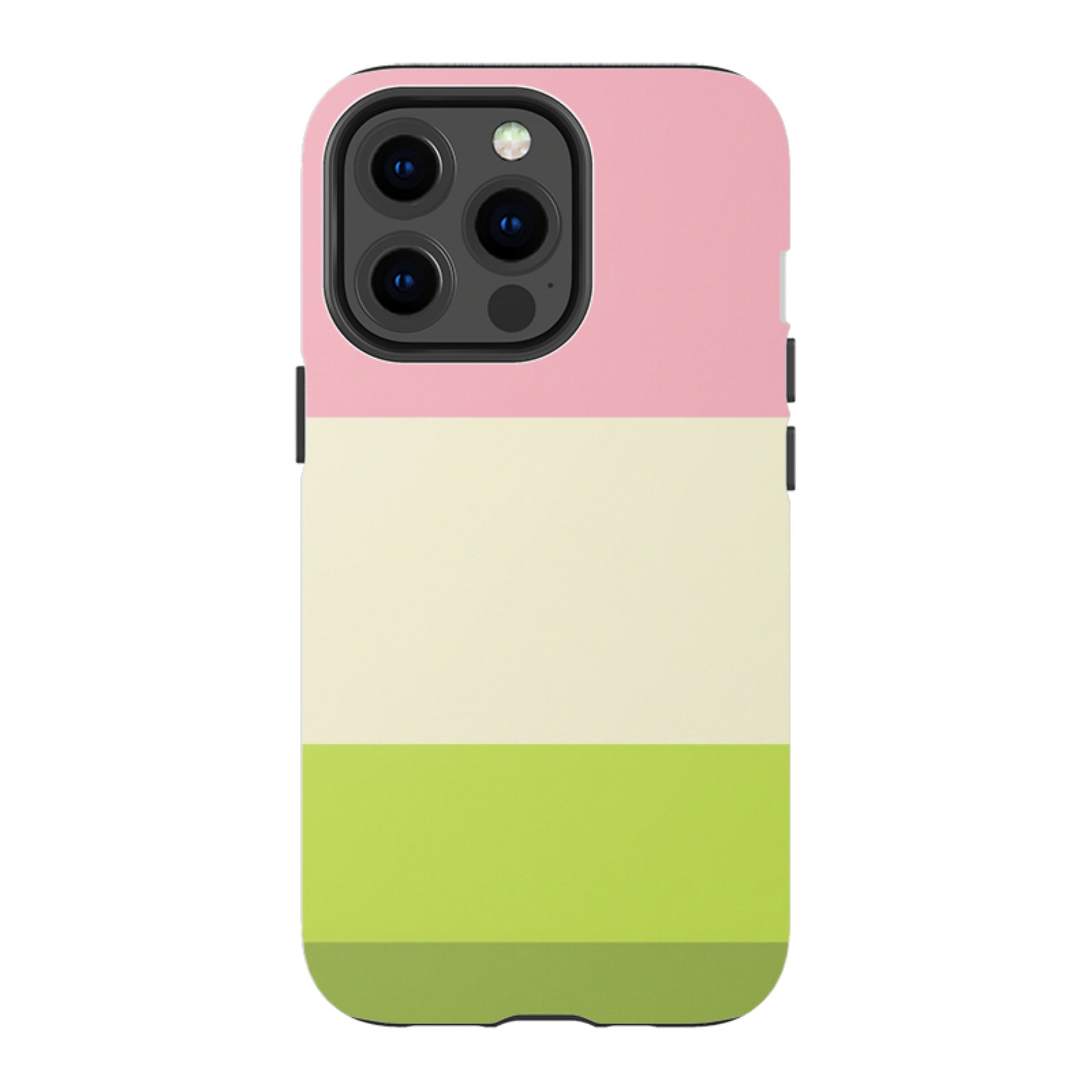 iPhone Tough Case - Pink & Sage Green