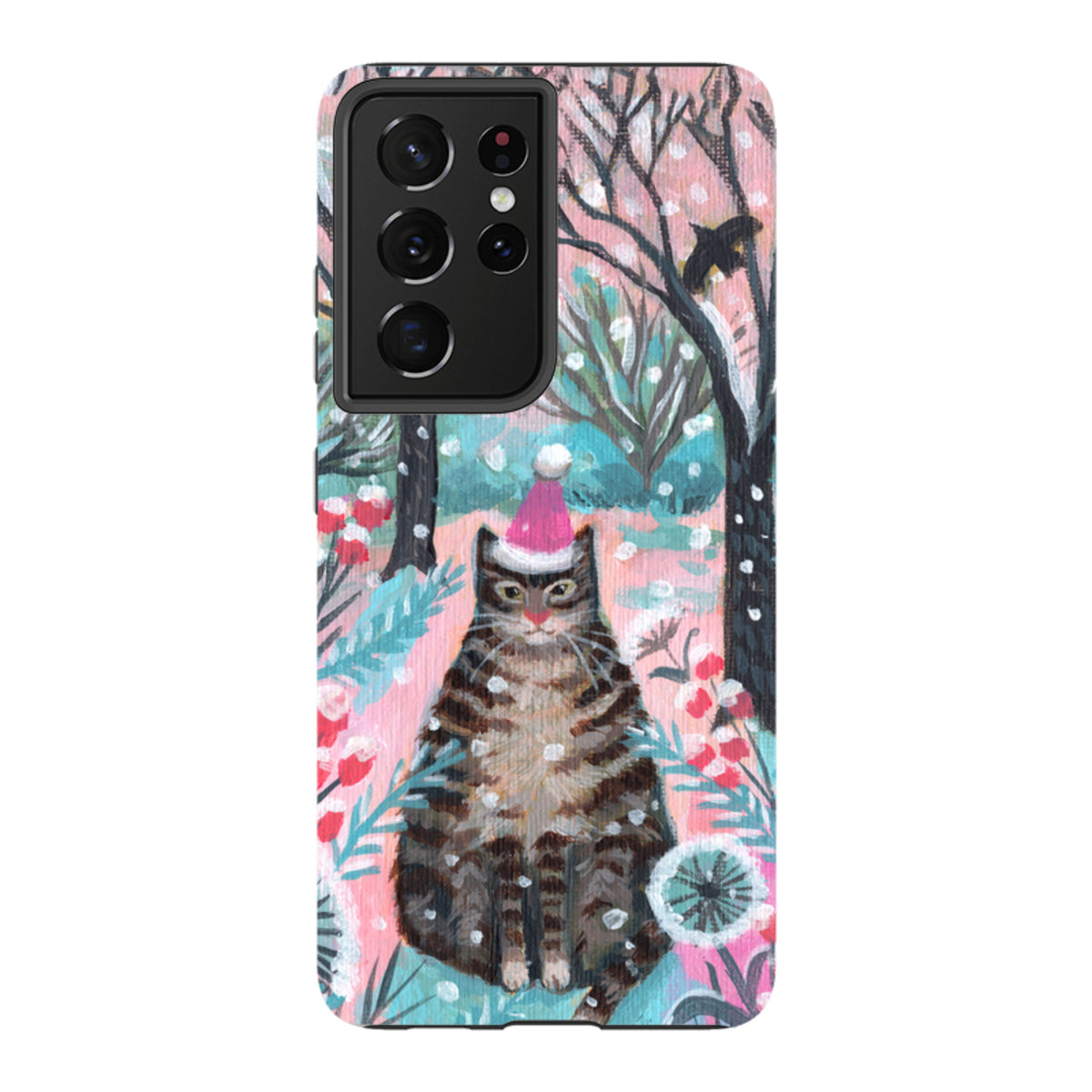 Samsung Tough Case - Snow Tabby By Mary Stubberfield