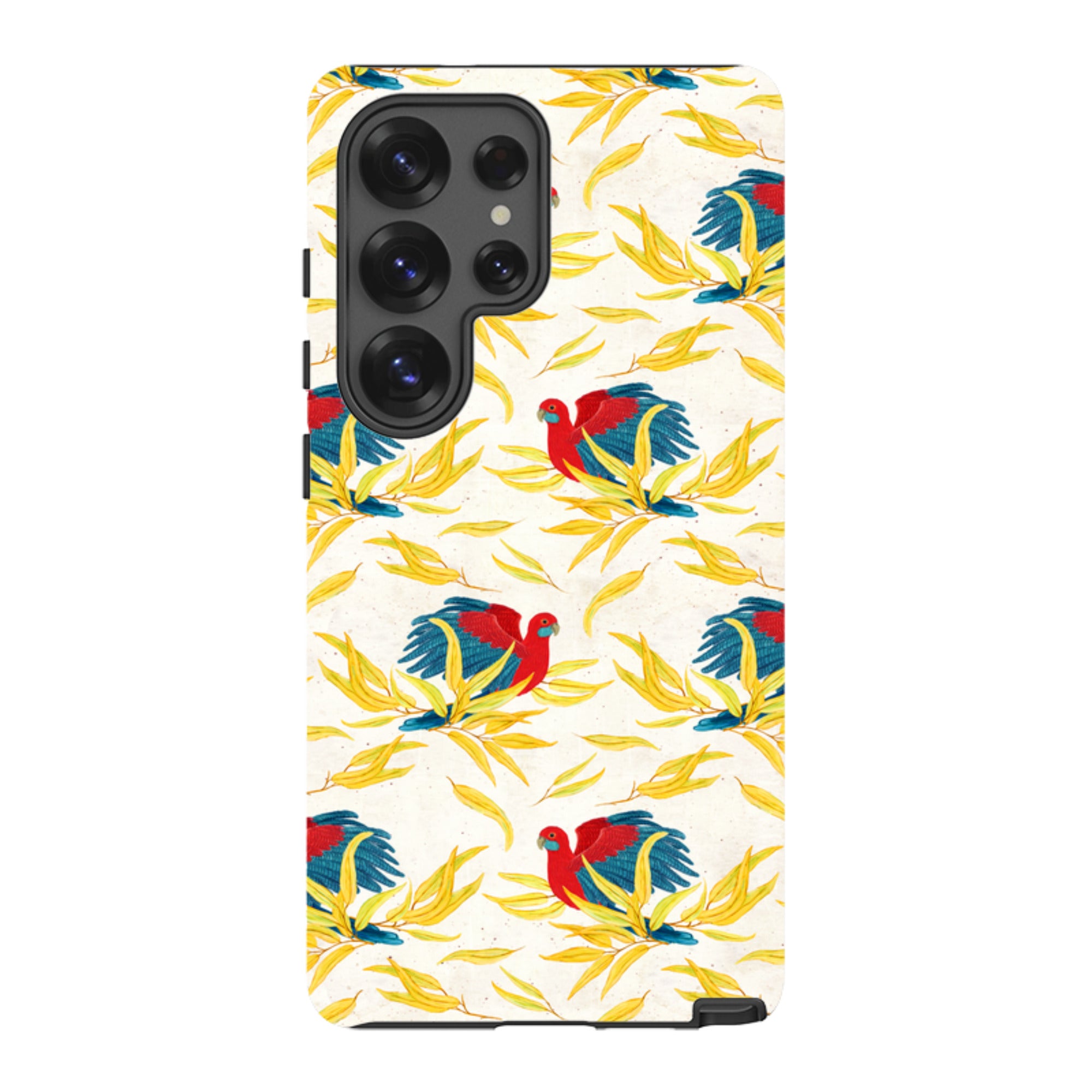 Samsung Tough Case - Crimson Rosella By Katherine Quinn
