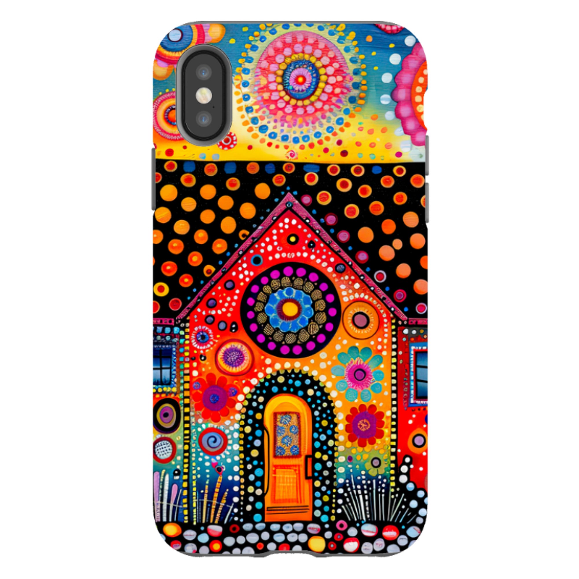 iPhone Case - Folk Art House IV