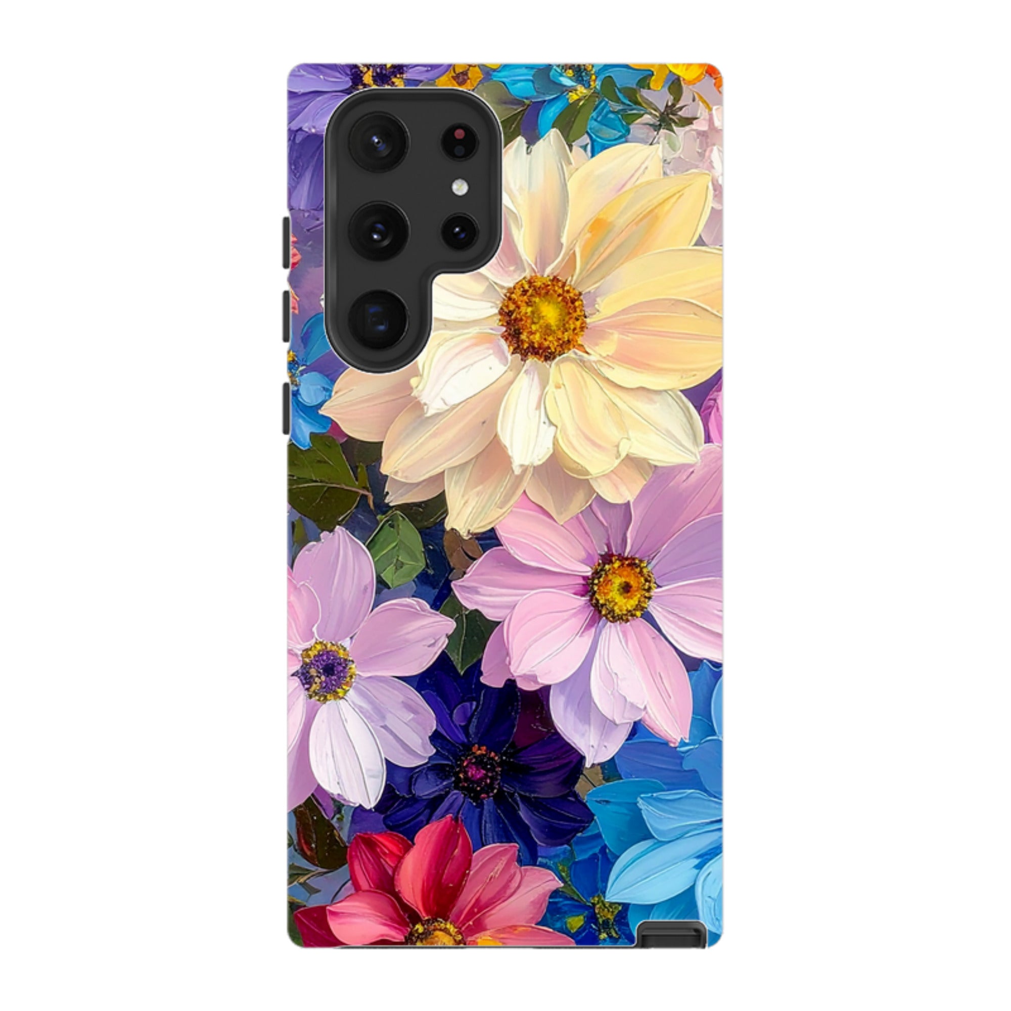 Samsung Tough Case - Summer Floral Blue Garden