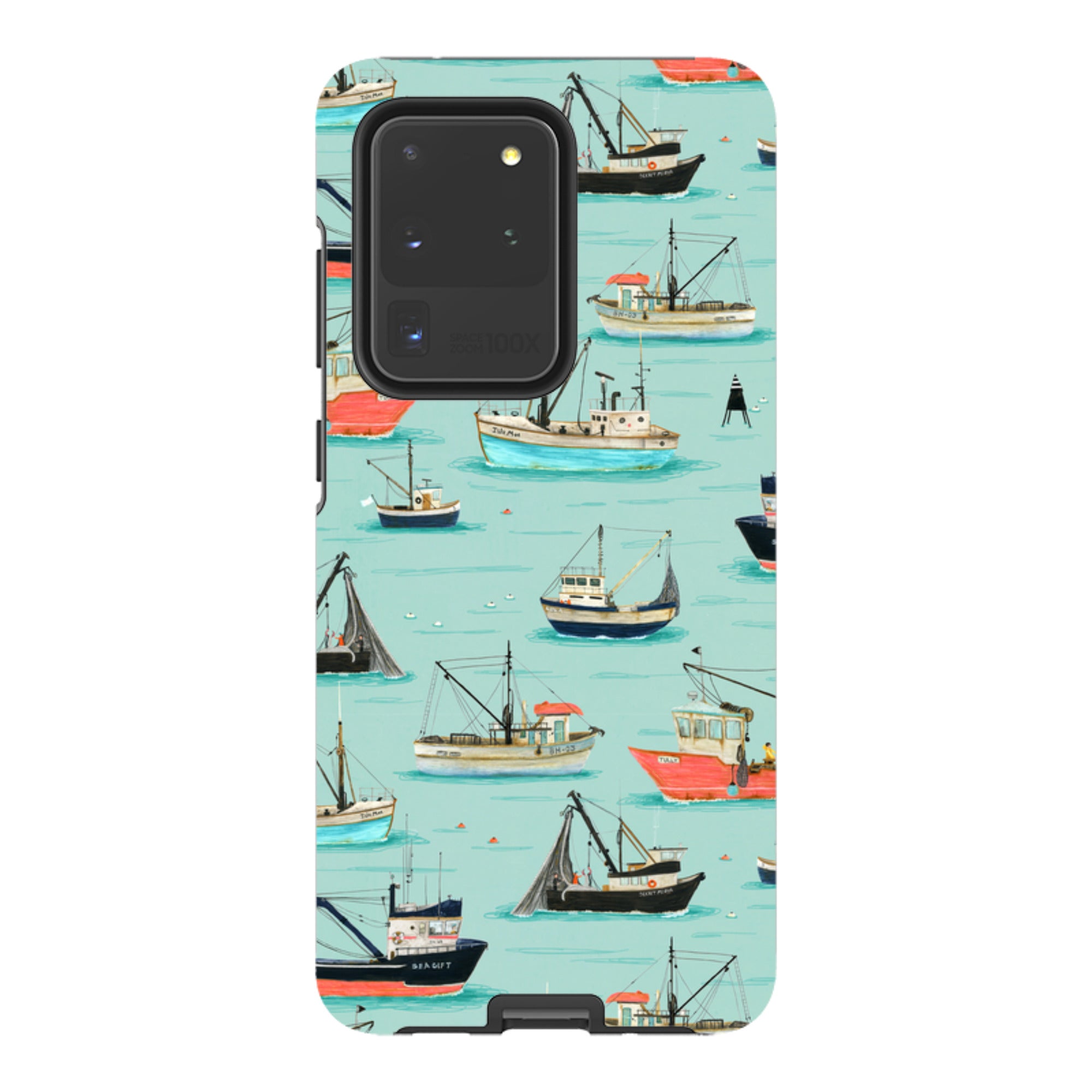 Samsung Tough Case - Fishing Boats By Katherine Quinn