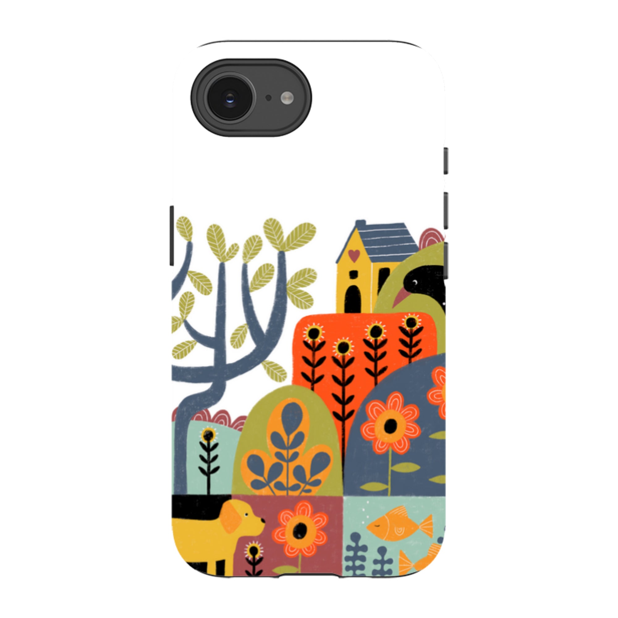 iPhone Tough Case - Folkscape By Suzy Taylor