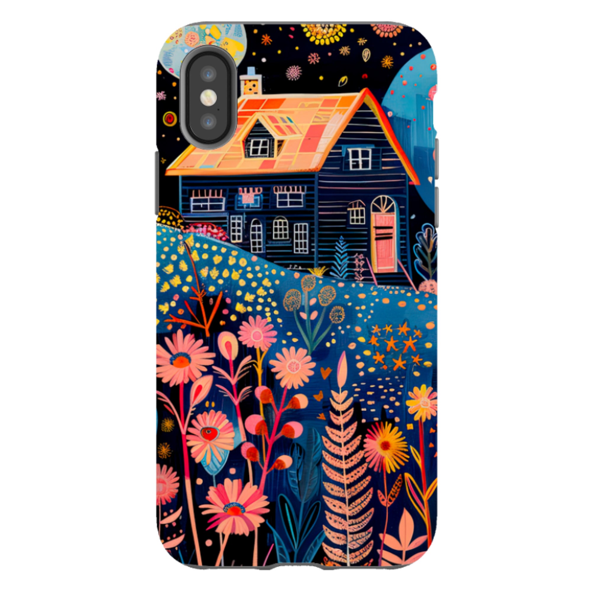 iPhone Case - Folk Art House V