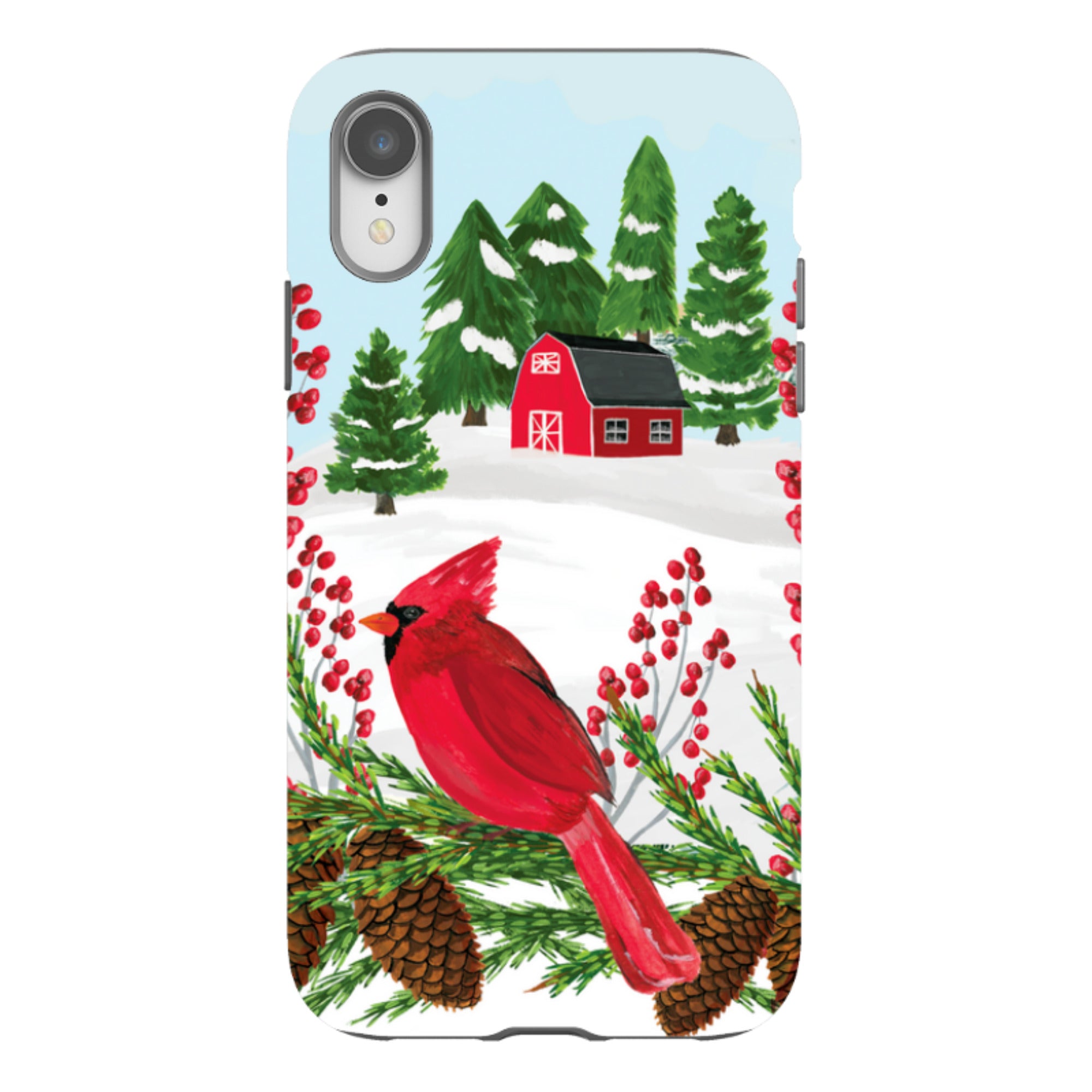 iPhone Tough Case - Countryside Christmas By Abby Jacobs