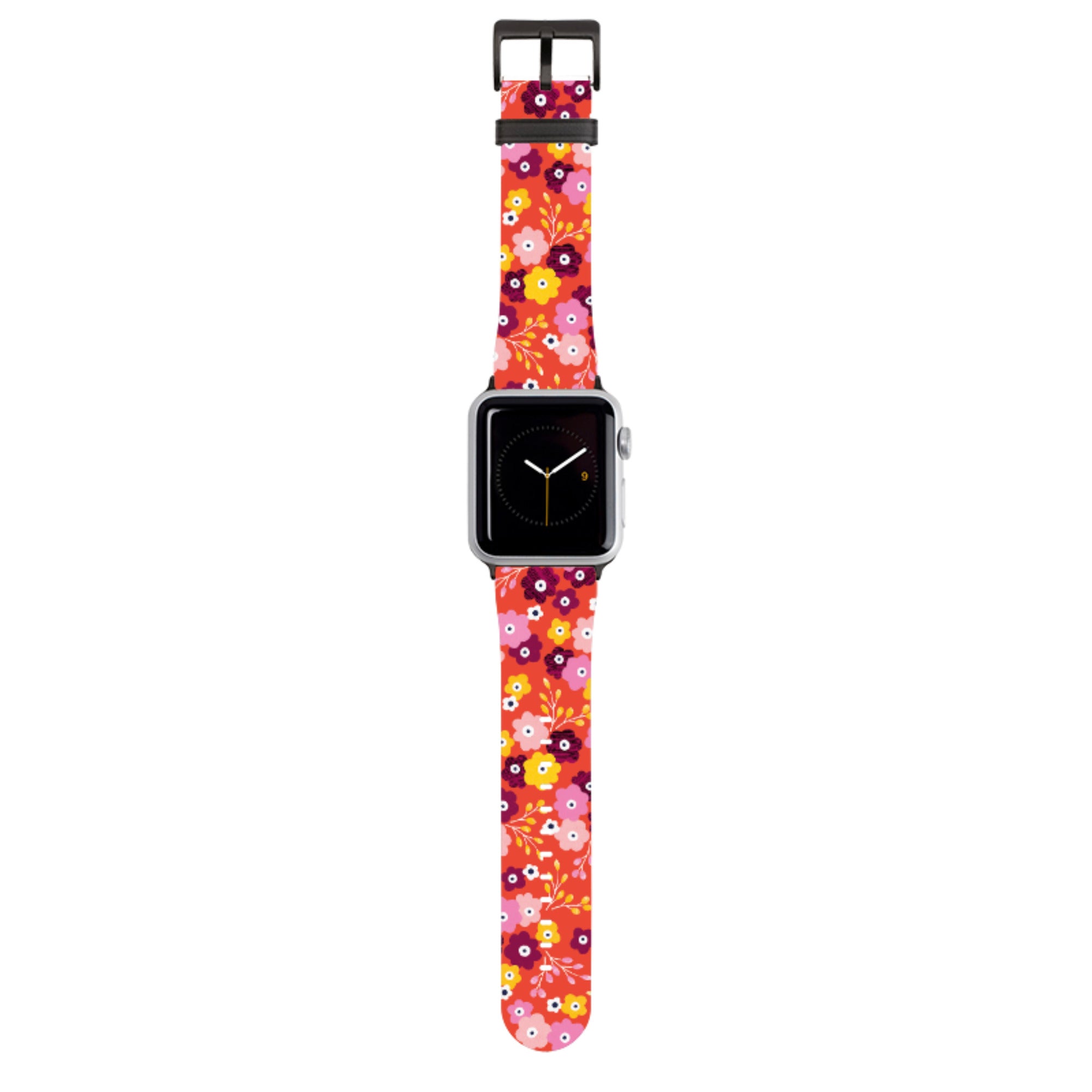 Cherry Blosom IV Apple Watch Strap By Ali Brookes