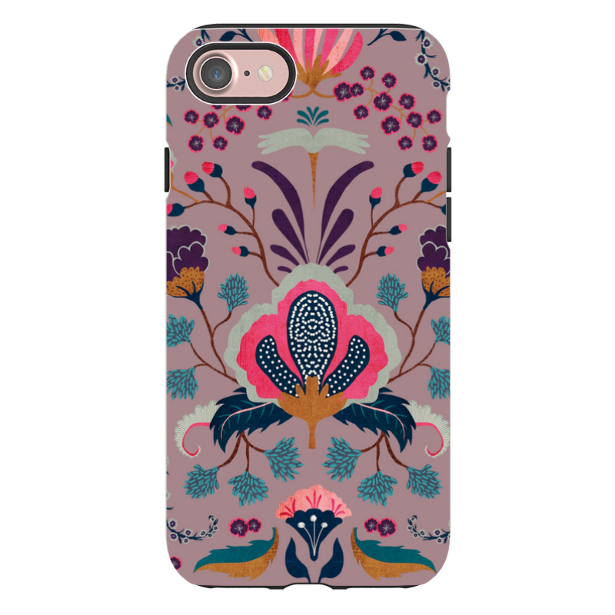 iPhone Tough Case - Folk Floral III By Katherine Quinn