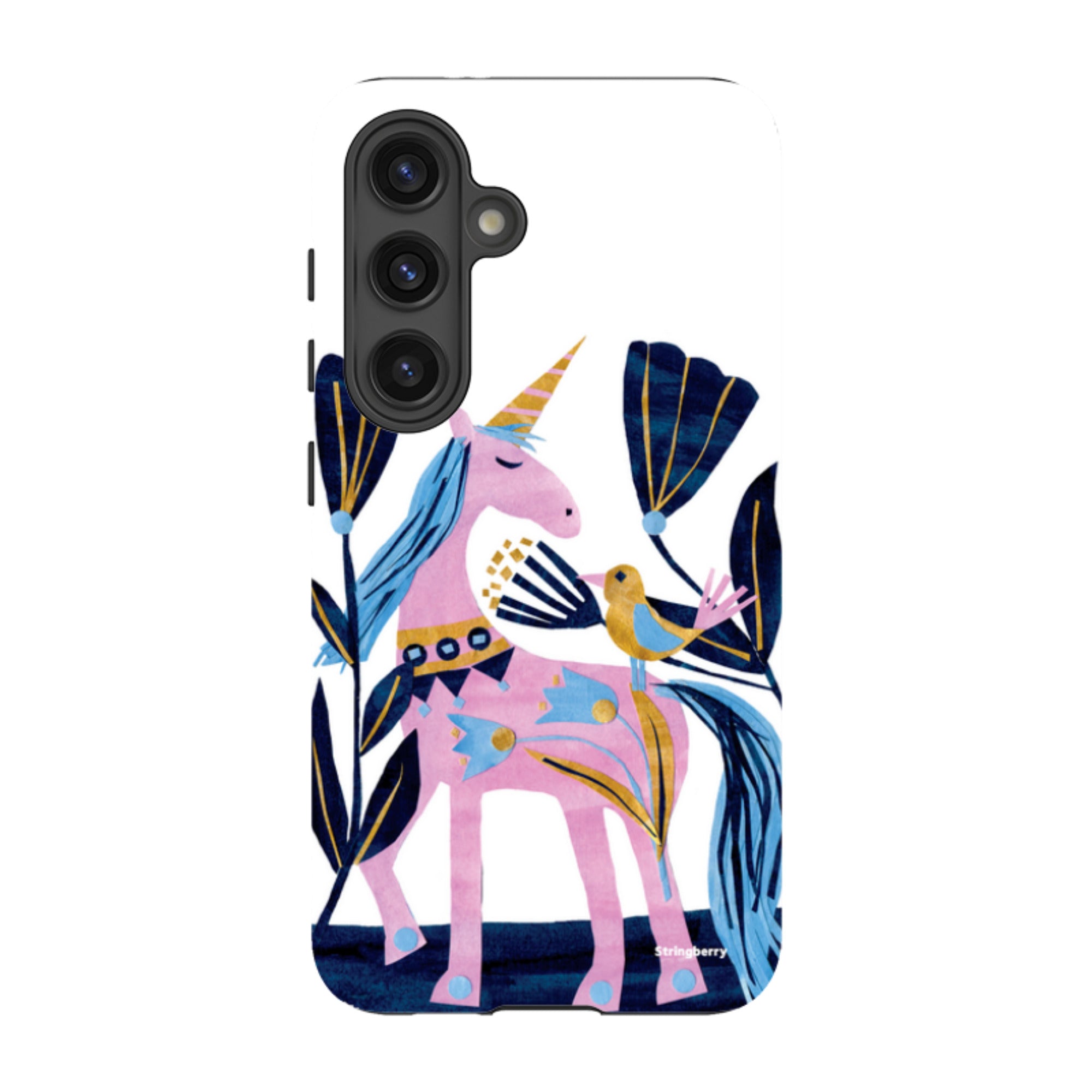 Samsung Tough Case - Lilac Unicorn By Tracey English
