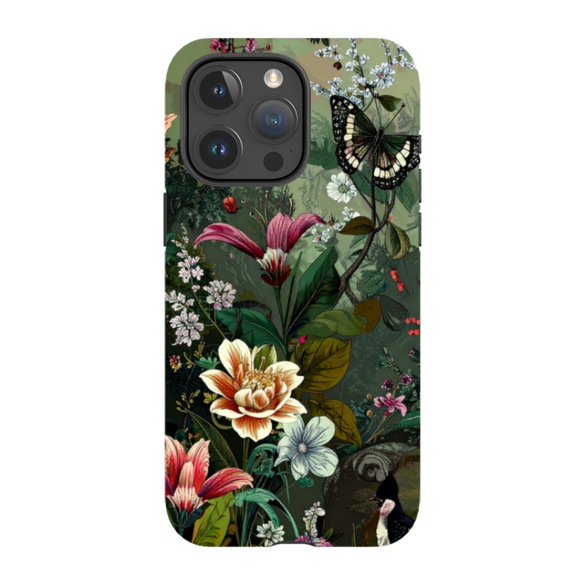 iPhone MagSafe Tough Case - Green Vyne Butterfly