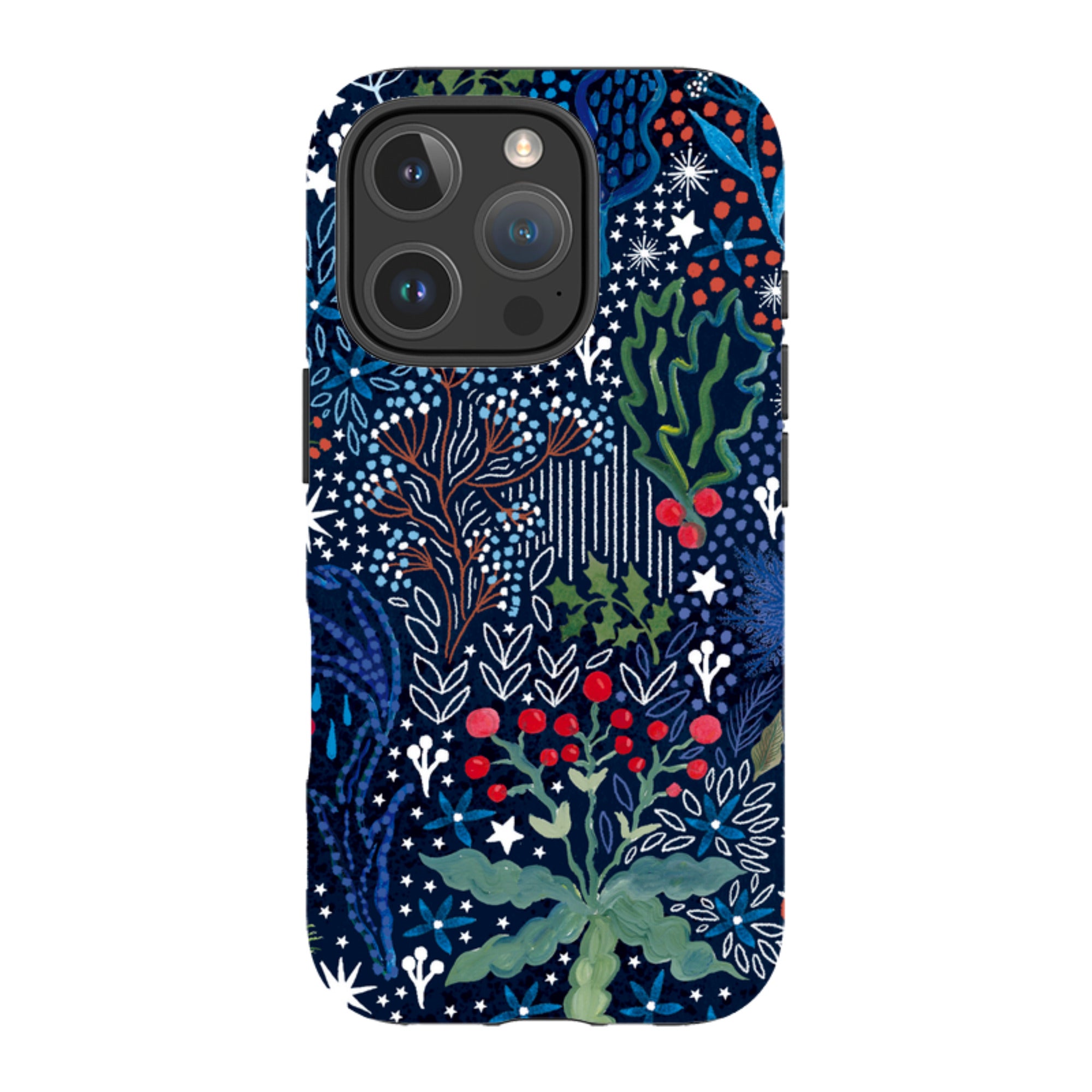 iPhone MagSafe Tough Case - Winter Flowers I By Emma Frances Grant