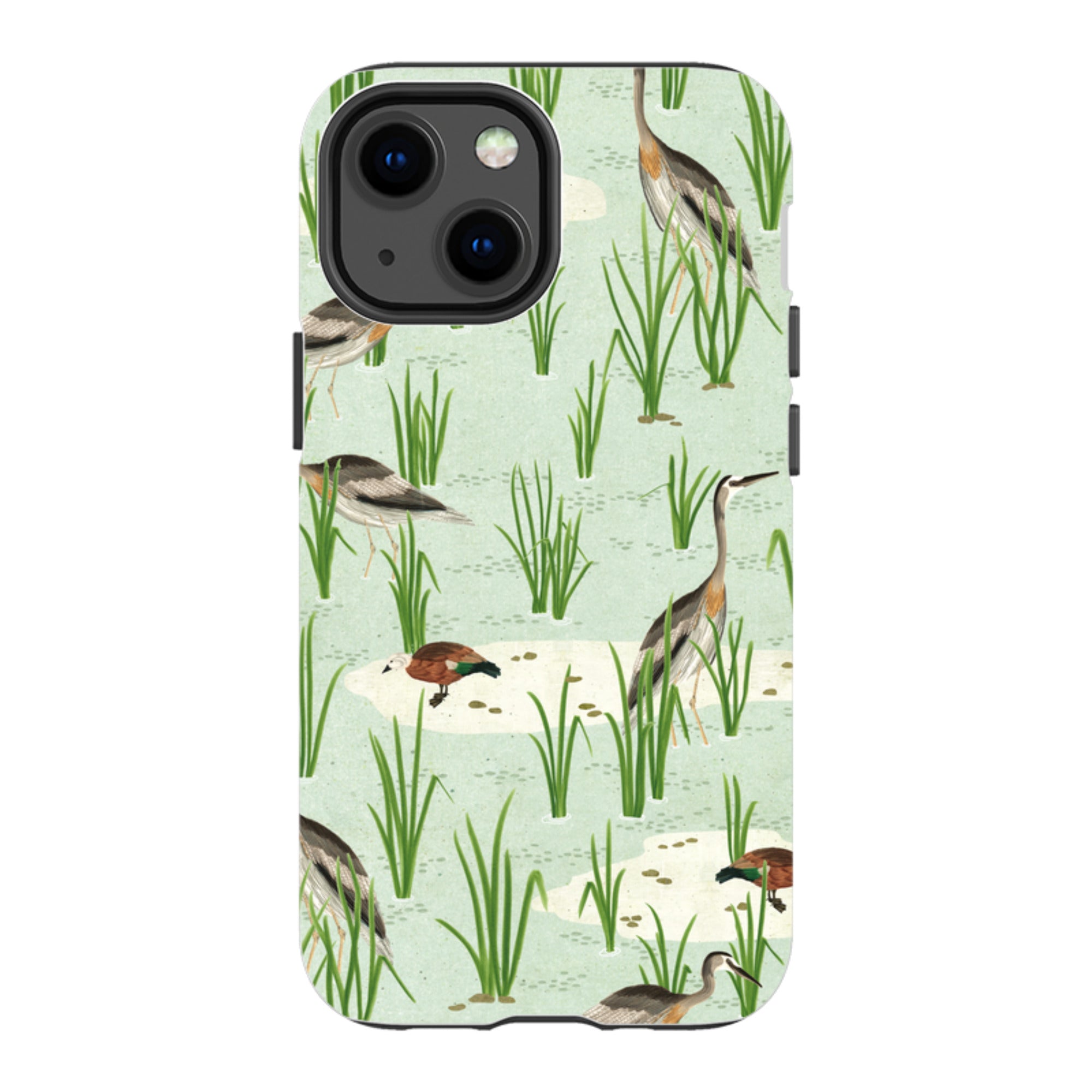 iPhone Tough Case - Wet Lands By Katherine Quinn