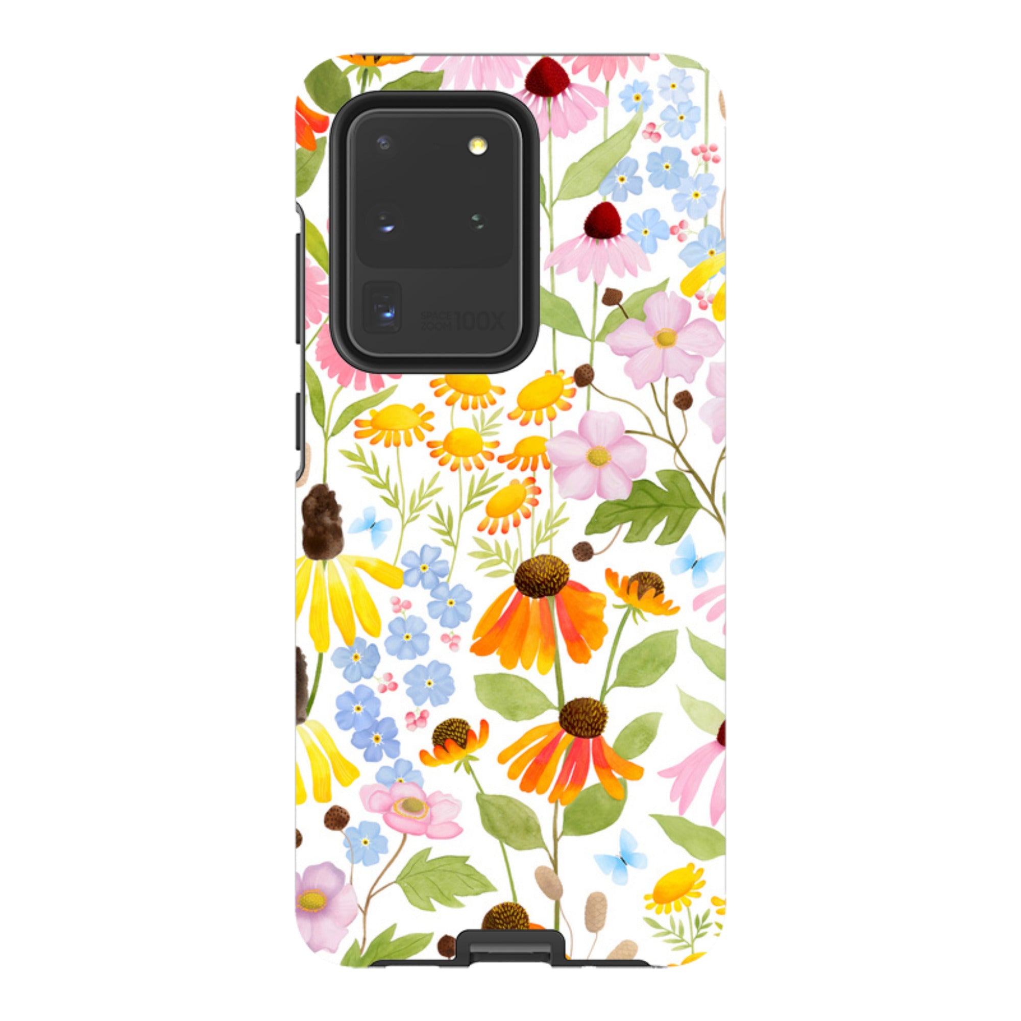 Samsung Tough Case - Wildflower Pattern By Bex Parkin
