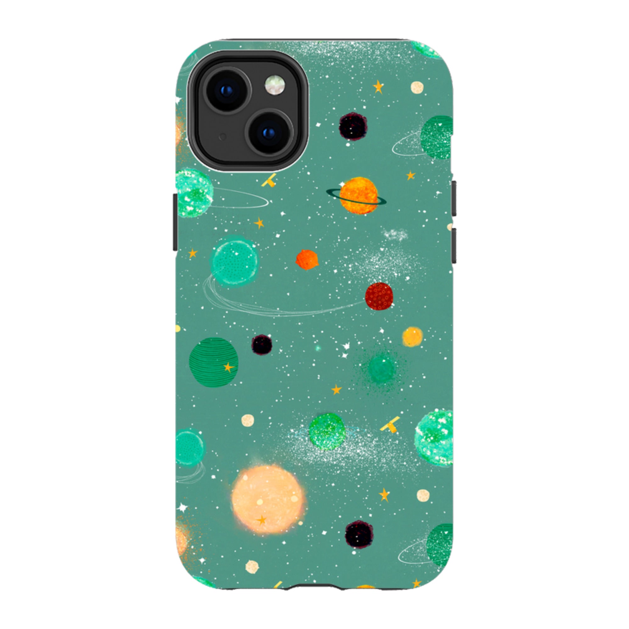 iPhone Tough Case - Far Far Away Green By Katherine Quinn