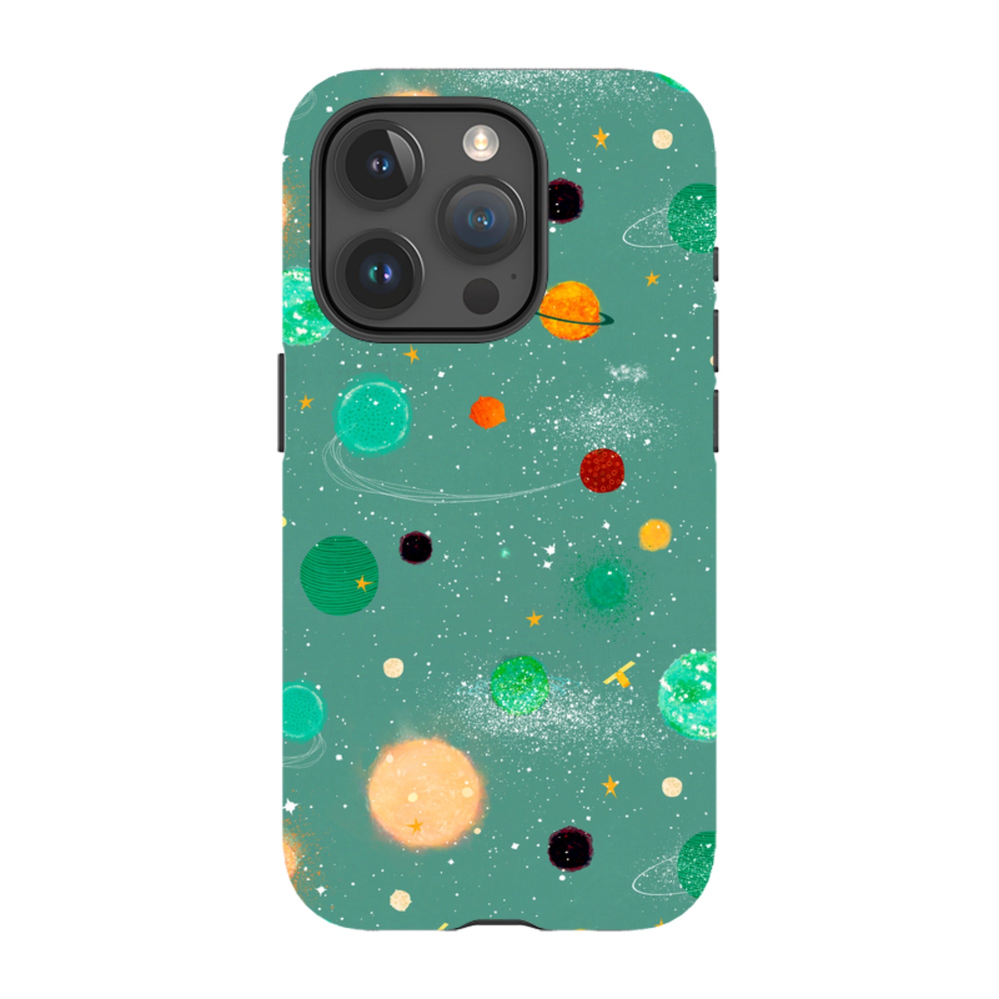 iPhone Tough Case - Far Far Away Green By Katherine Quinn