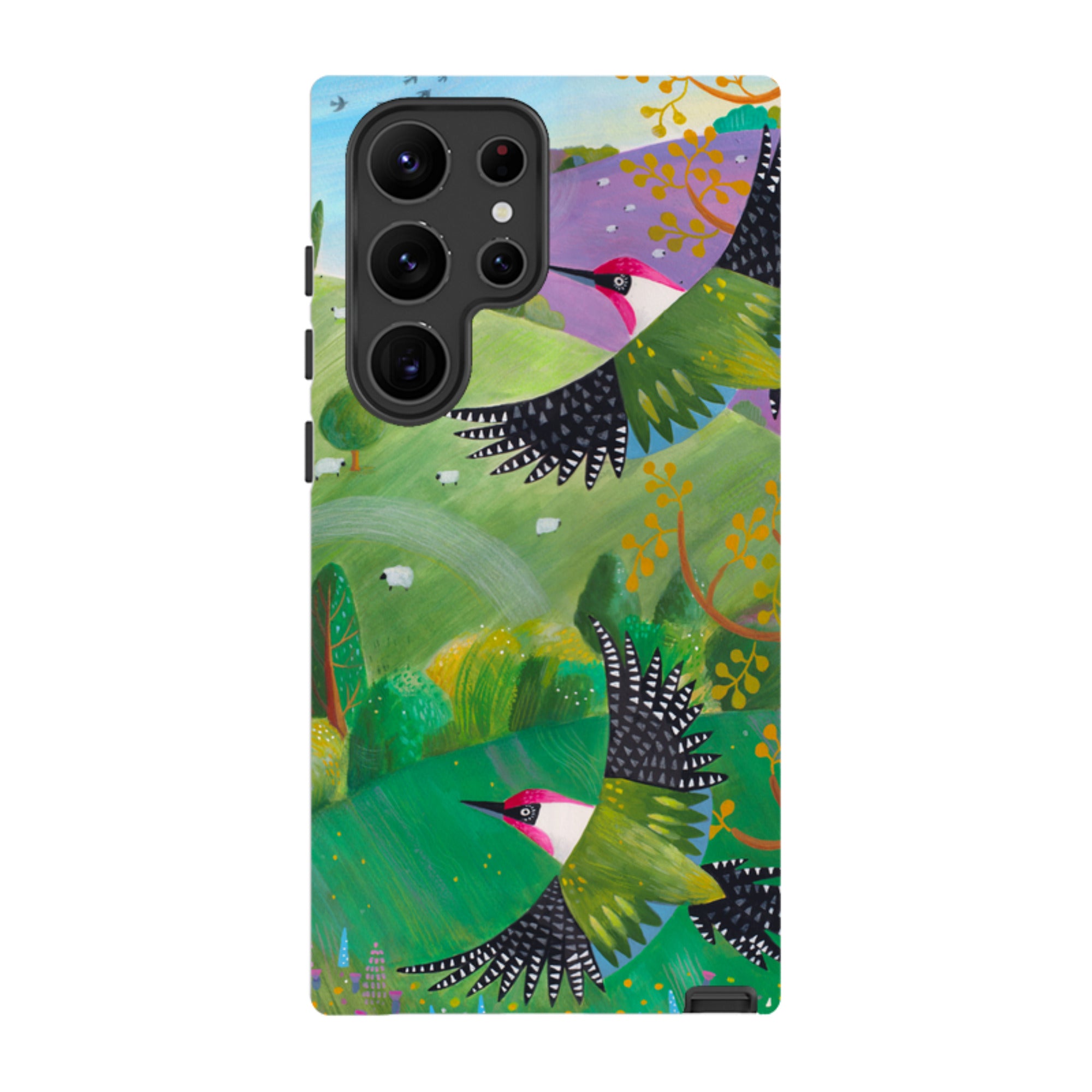 Samsung Tough Case - Woodpeckers By Bex Parkin