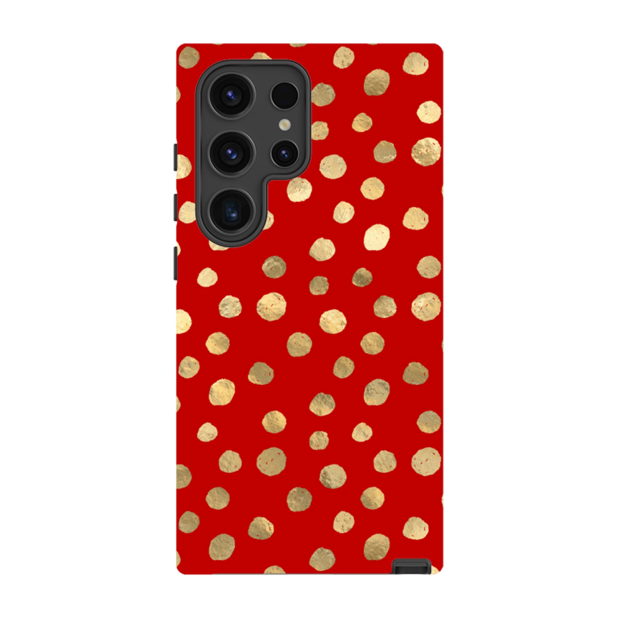 Samsung Tough Case - Burgundy and Gold Stars