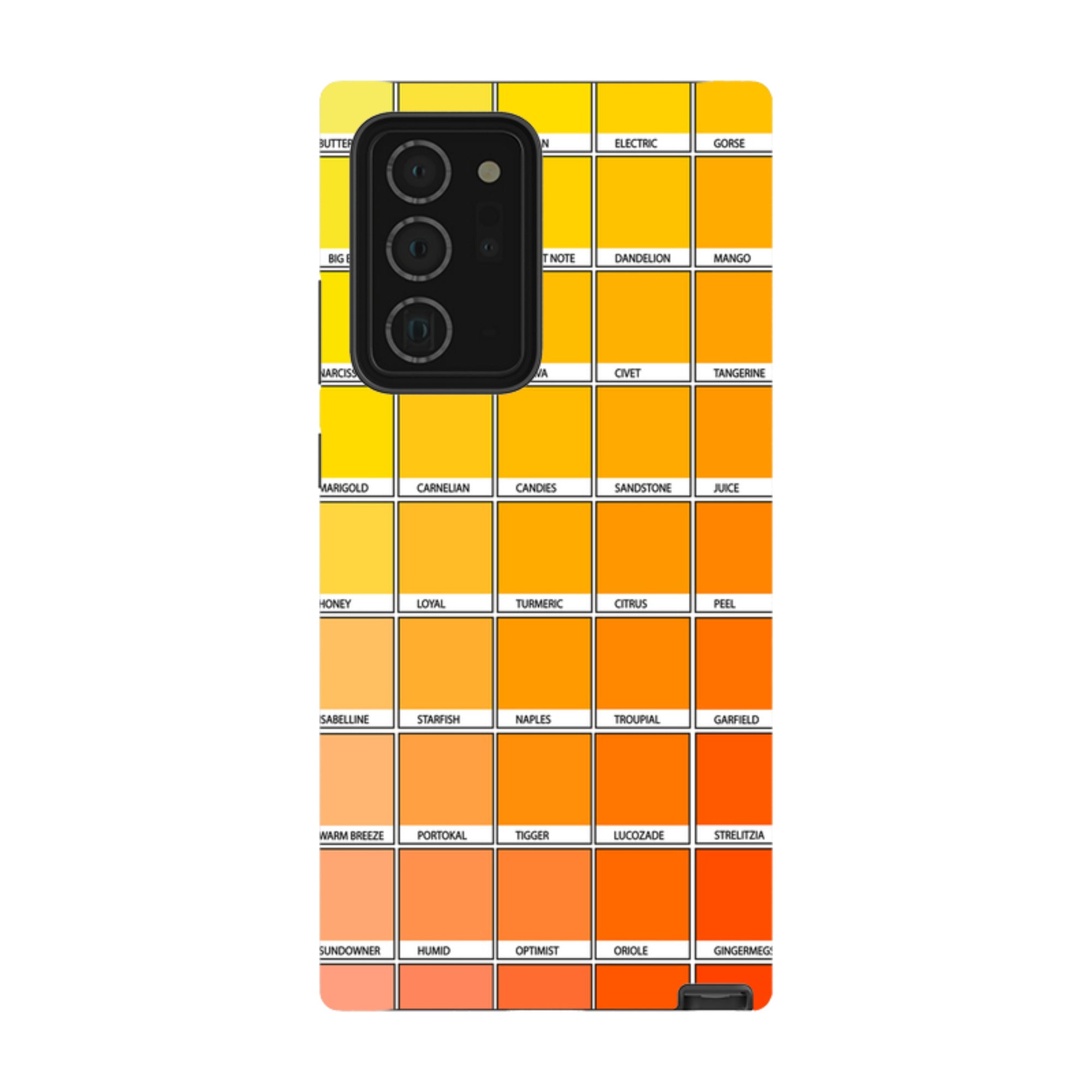 Samsung Tough Case - Yellow Chromology By Kitty Joseph