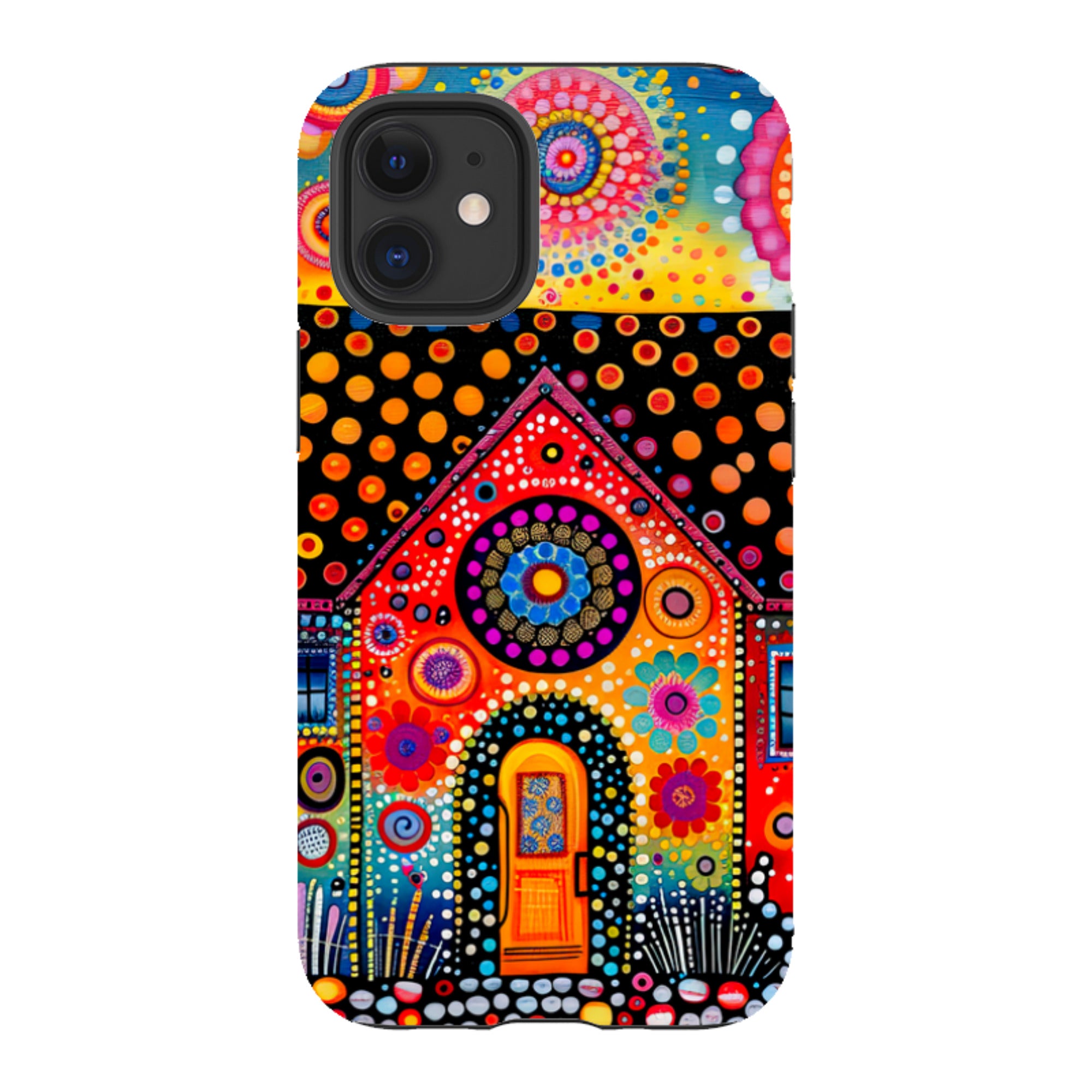 iPhone Case - Folk Art House IV