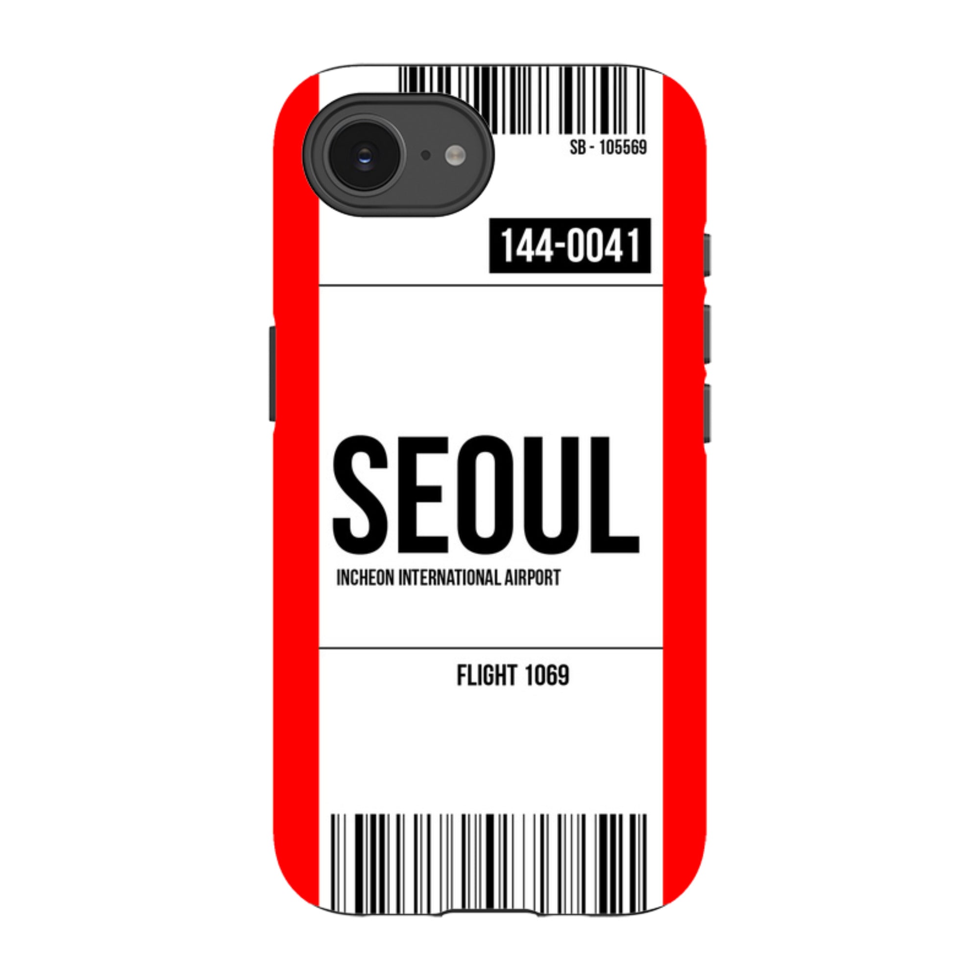 iPhone Tough Case - Seoul Red