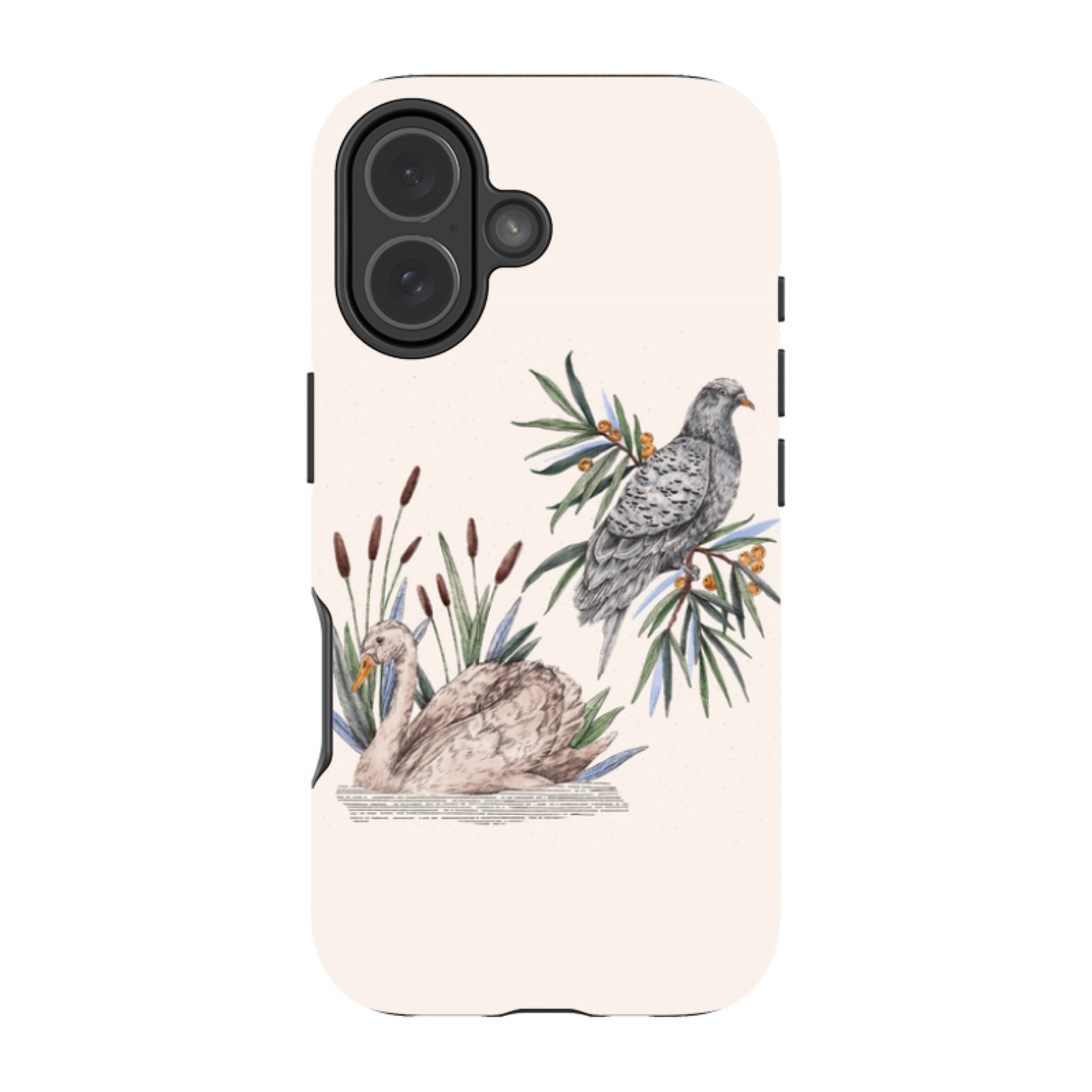 iPhone MagSafe Tough Case -  Swan Pigeon By Jade Mosinski