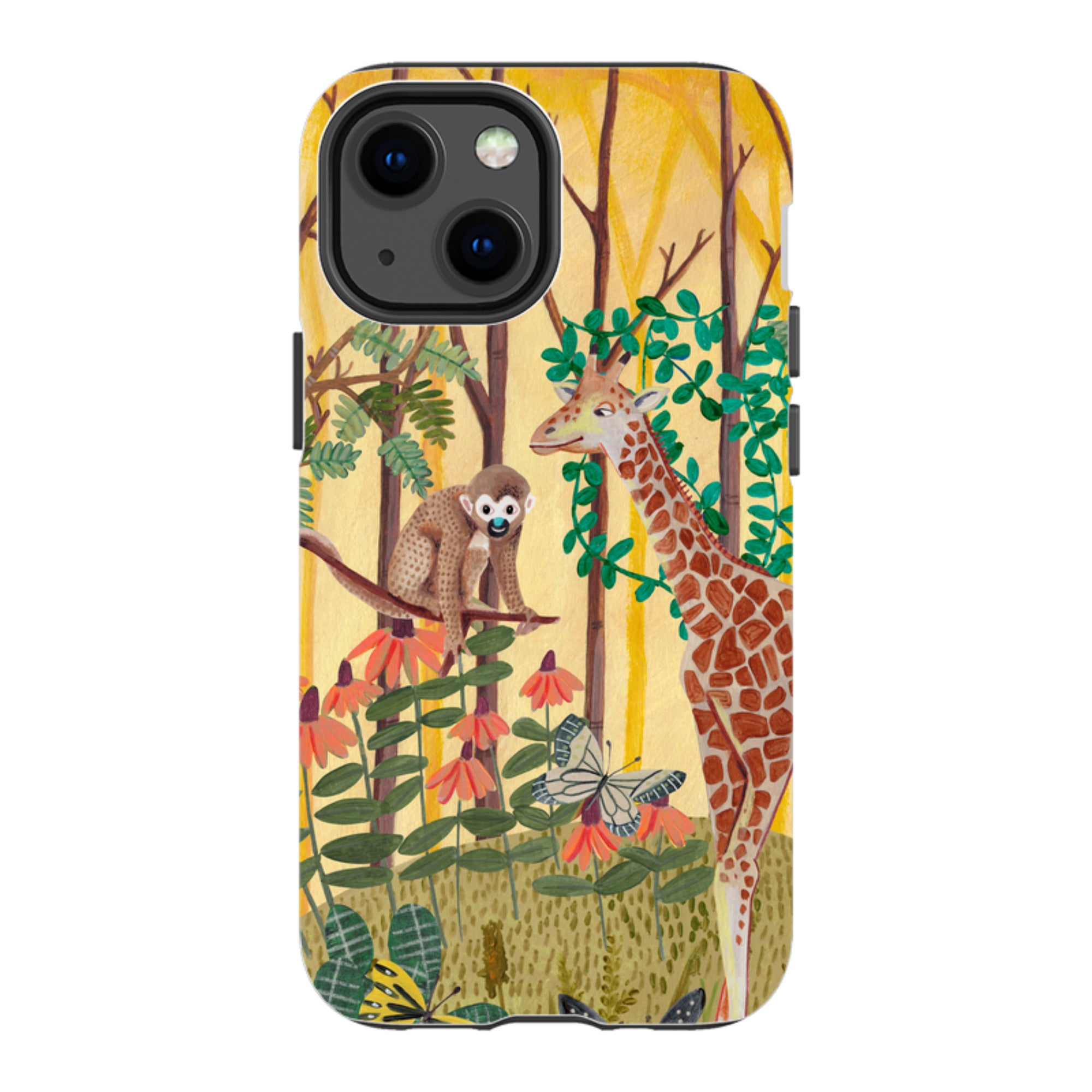 iPhone Tough Case - Giraffe By Caroline Bonne Muller
