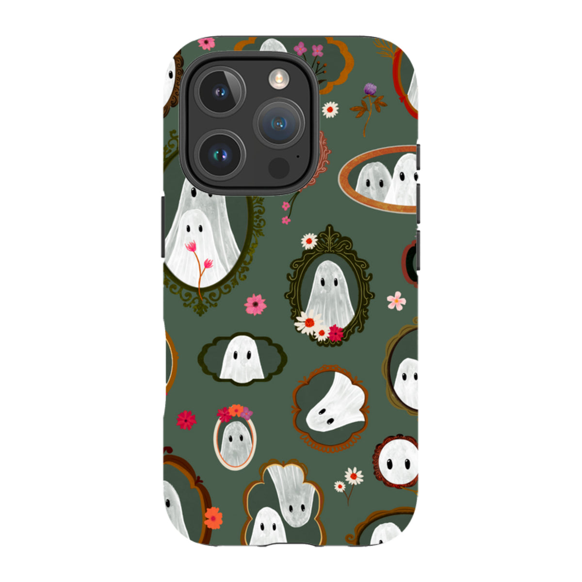 iPhone Tough Case - Framed Ghosts - Pine By Katherine Quinn