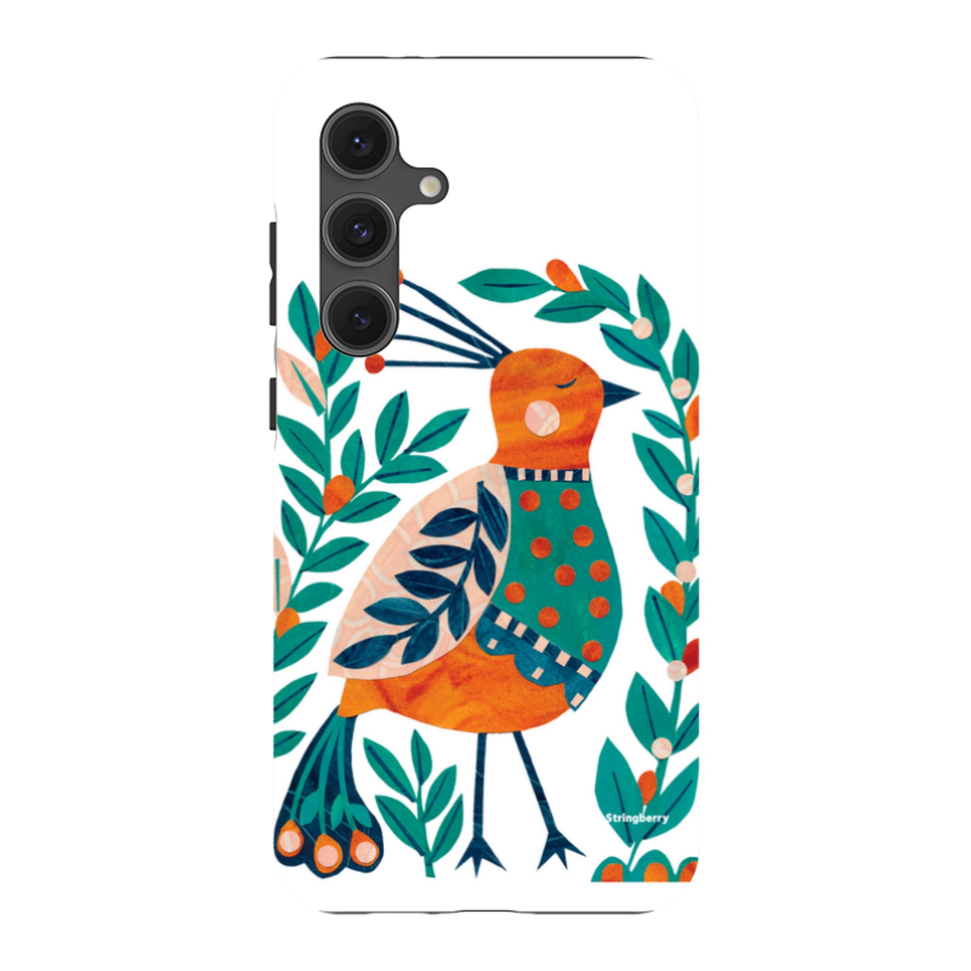 Samsung Tough Case - Folk Peacock By Tracey English