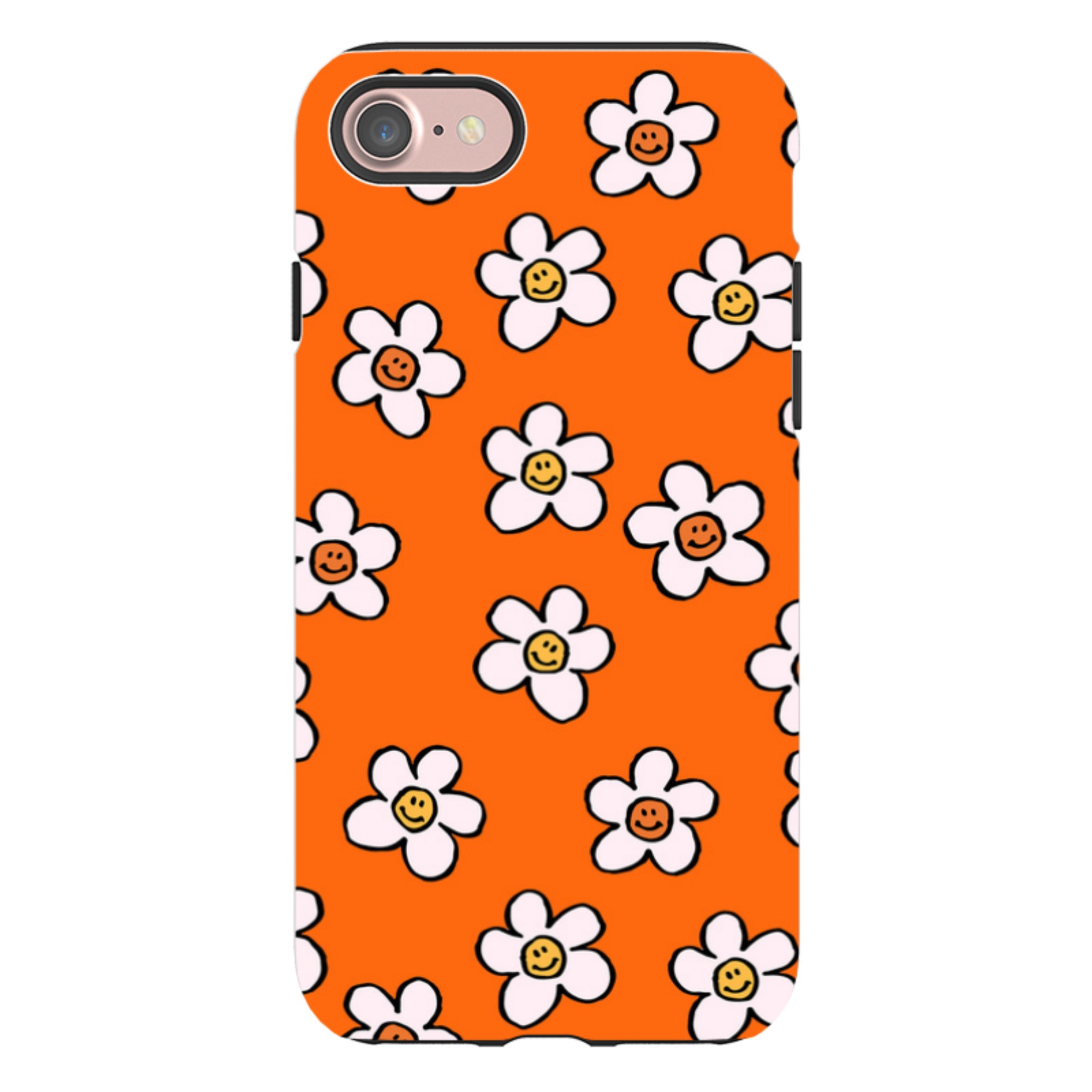 iPhone Tough Case - Smiley Orange